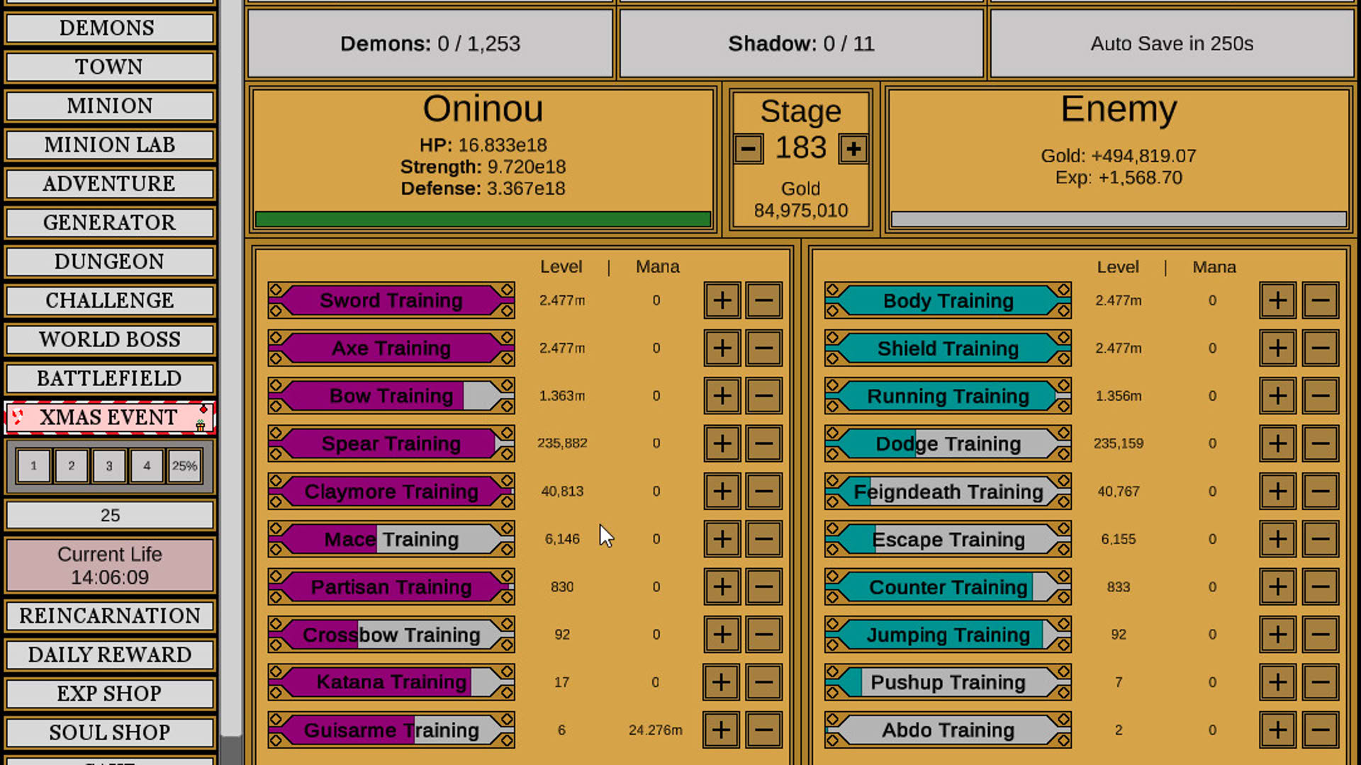 Screenshot for Wizard and Minion Idle