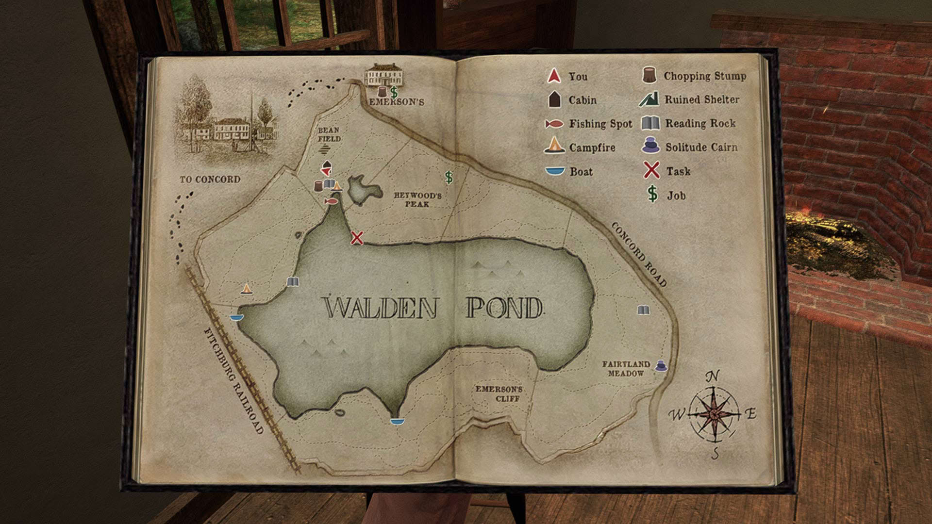 Screenshot for Walden, a game