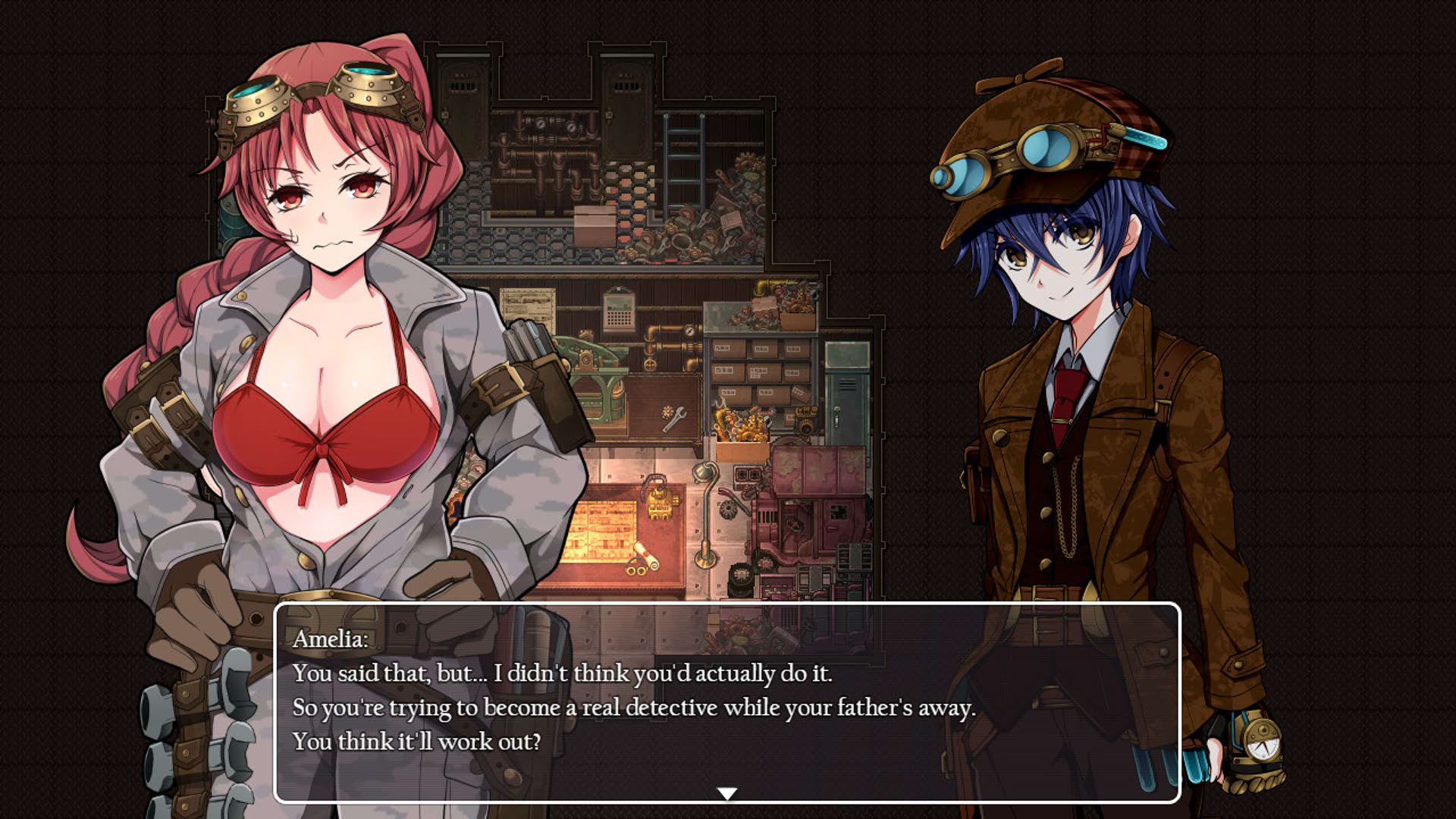 Screenshot for Detective Girl of the Steam City
