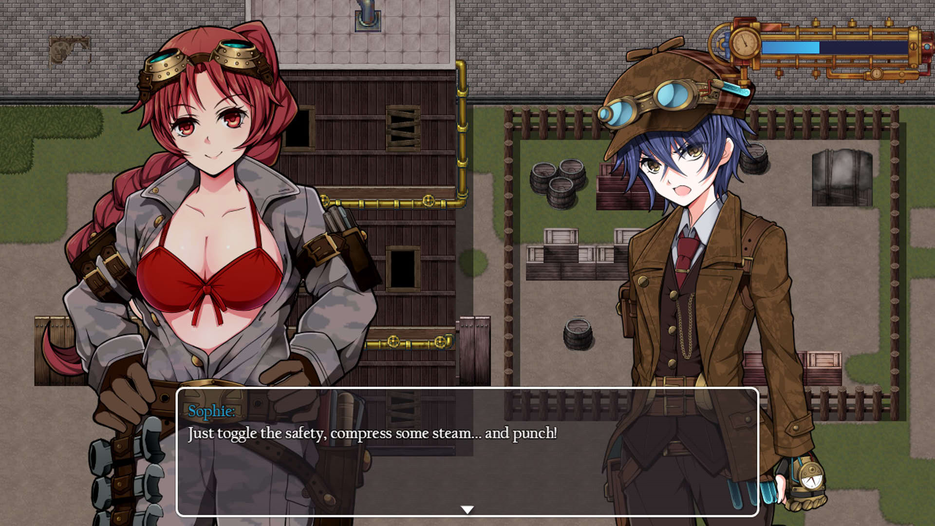 Screenshot for Detective Girl of the Steam City
