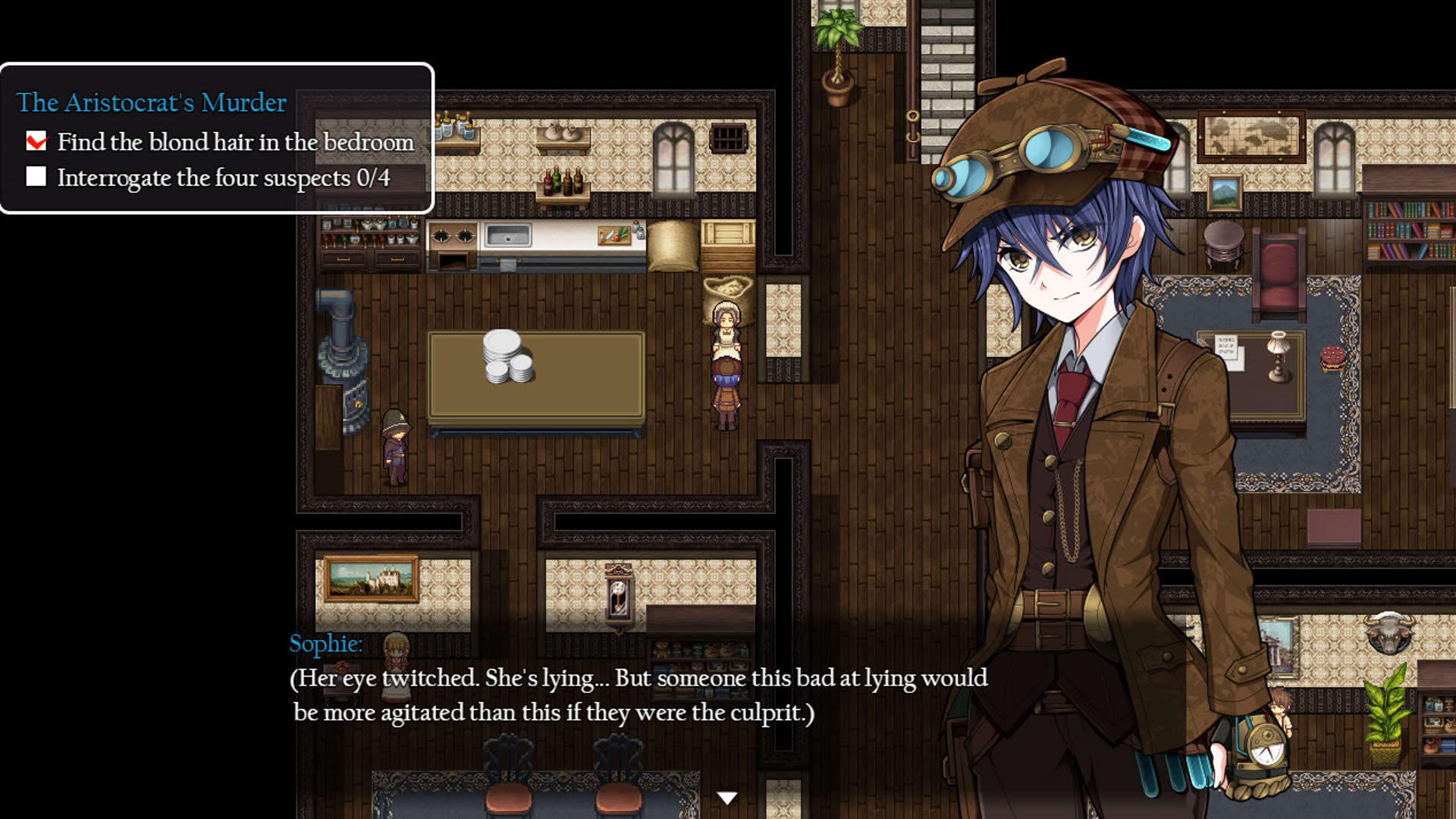 Screenshot for Detective Girl of the Steam City