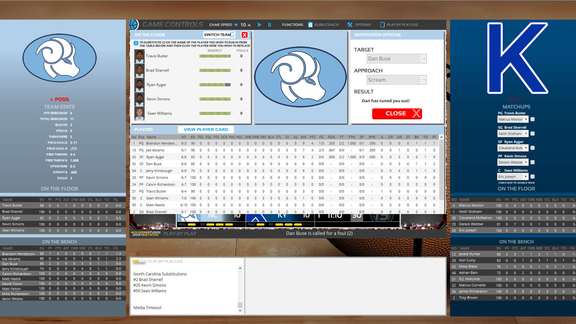 Screenshot for Draft Day Sports: College Basketball 2019