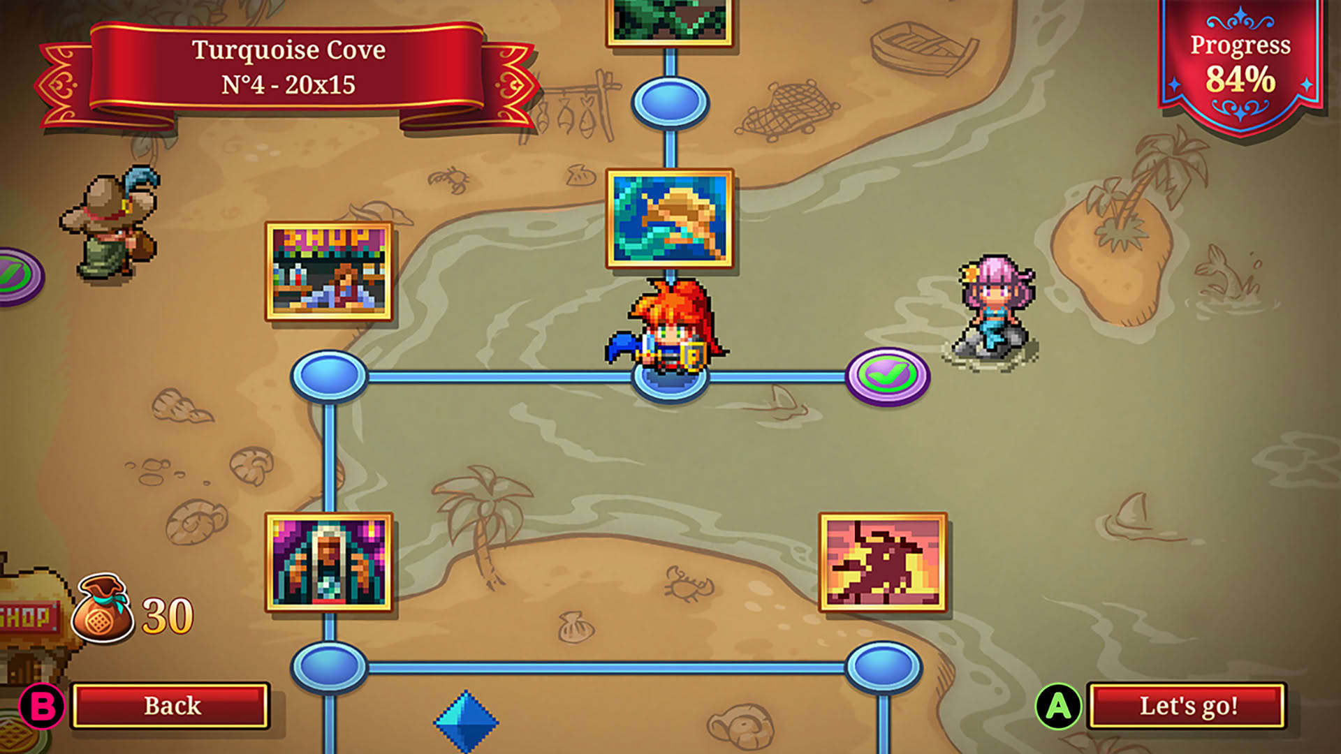 Screenshot for PictoQuest: The Cursed Grids