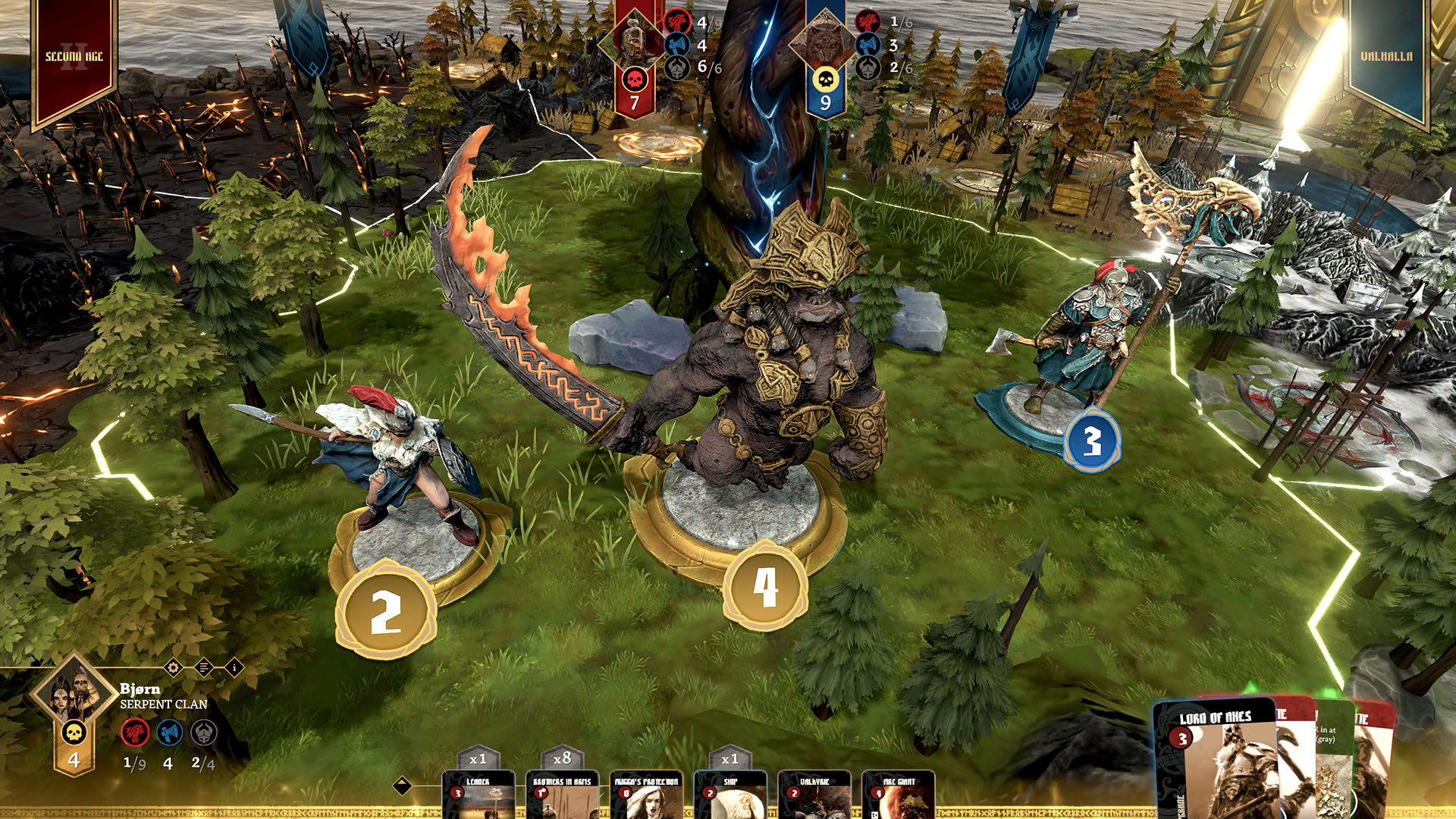 Screenshot for Blood Rage: Digital Edition