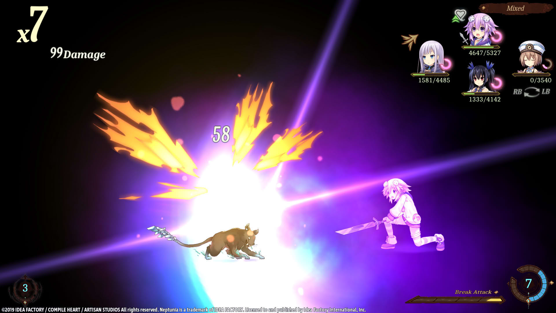 Screenshot for Super Neptunia RPG