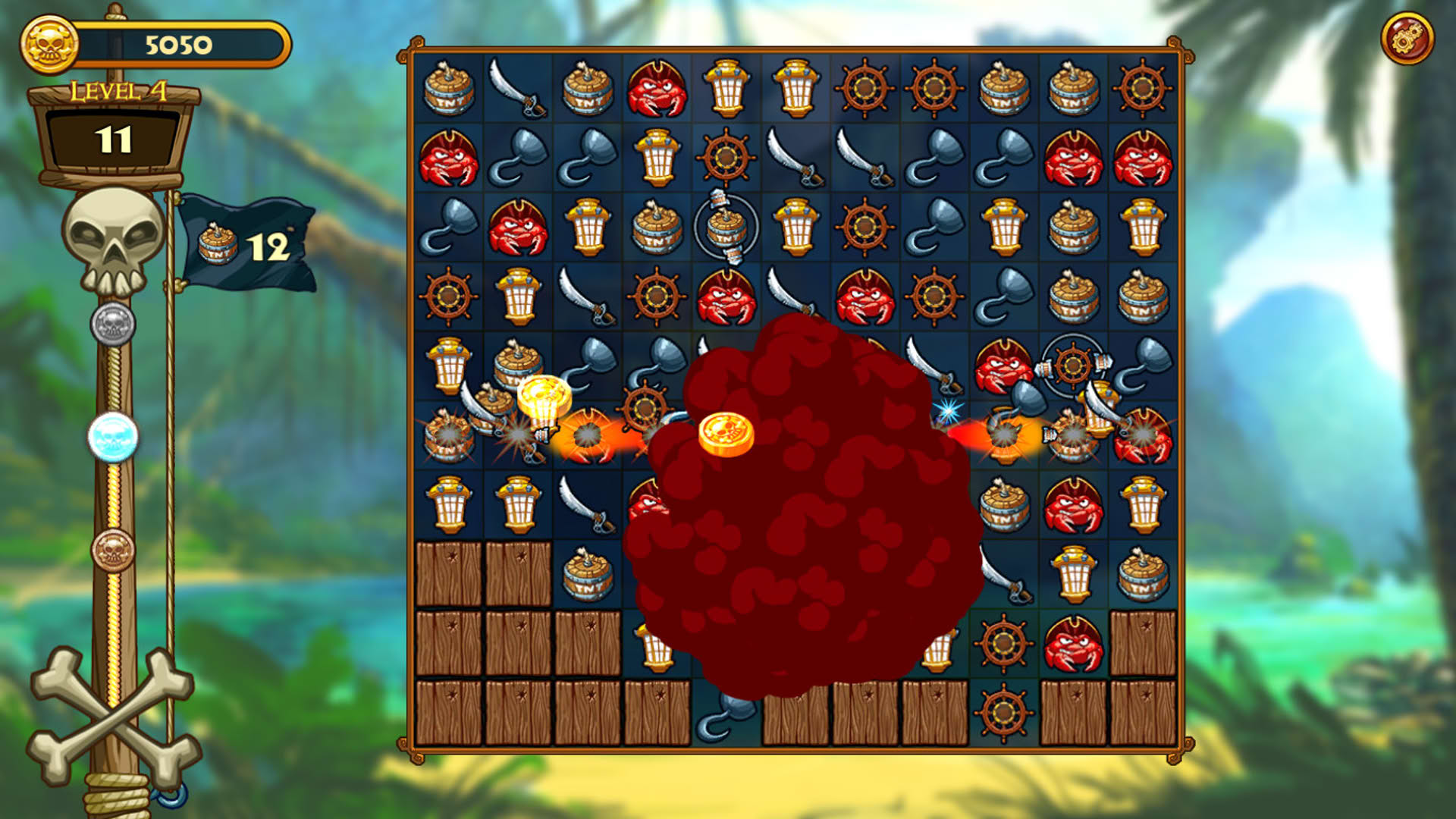 Screenshot for Match Three Pirates! Heir to Davy Jones