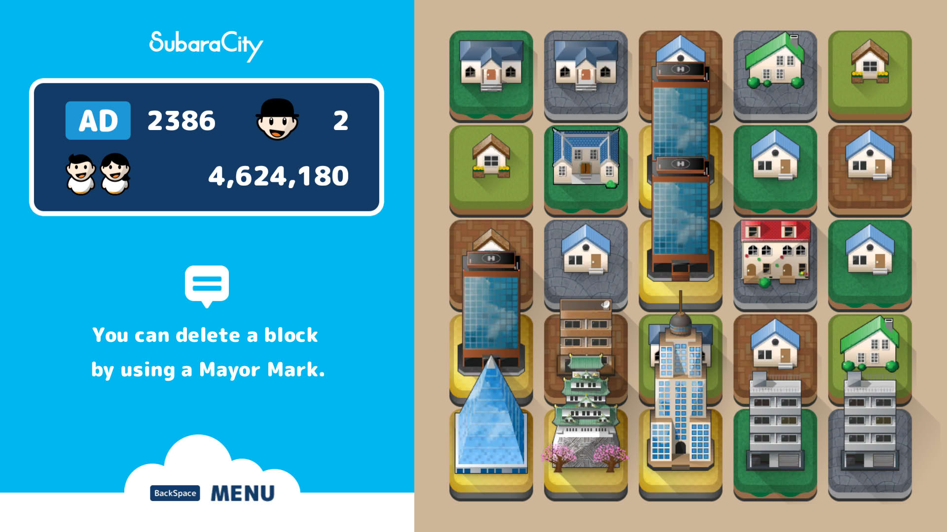 Screenshot for SubaraCity