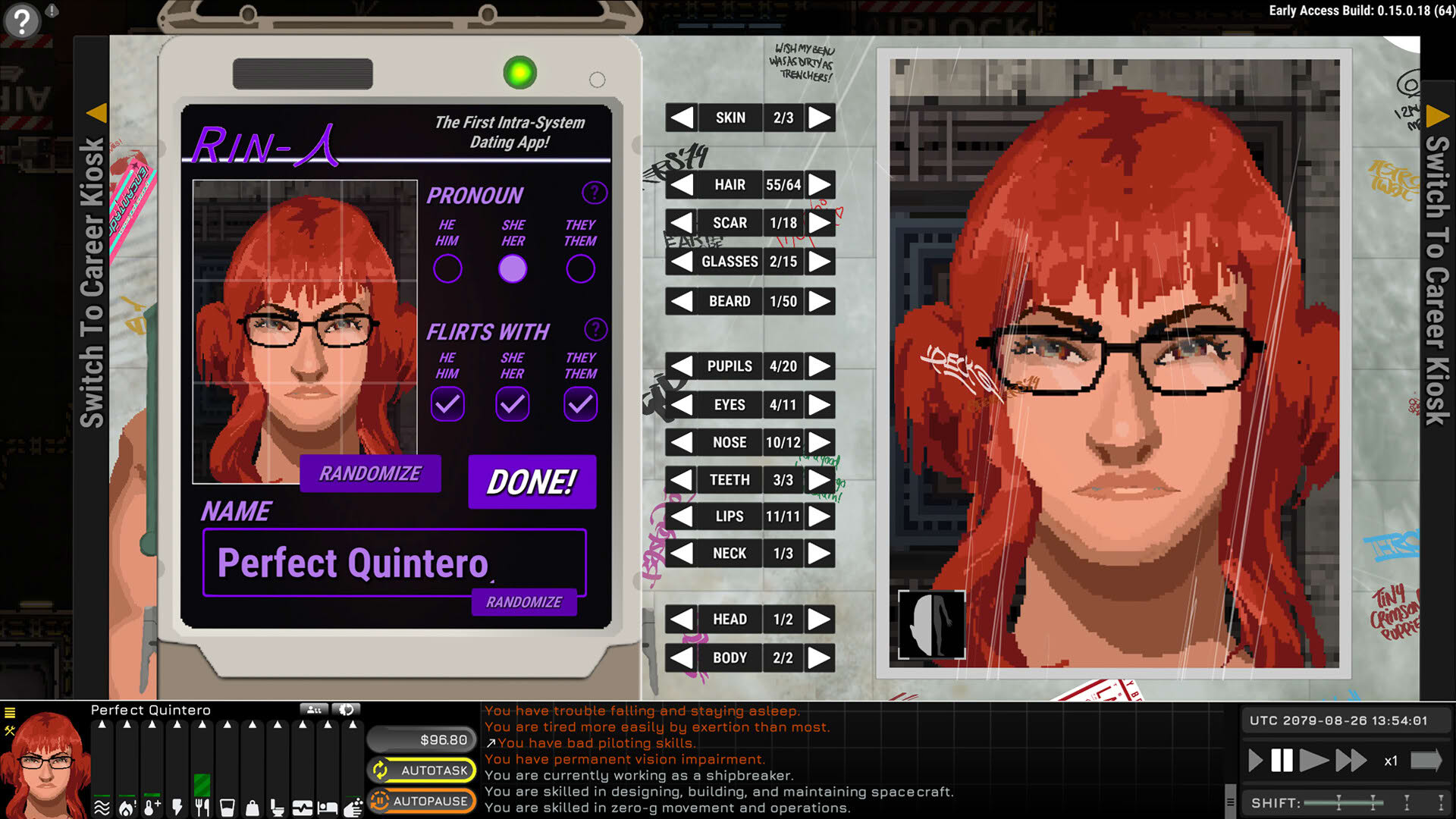 Screenshot for Ostranauts
