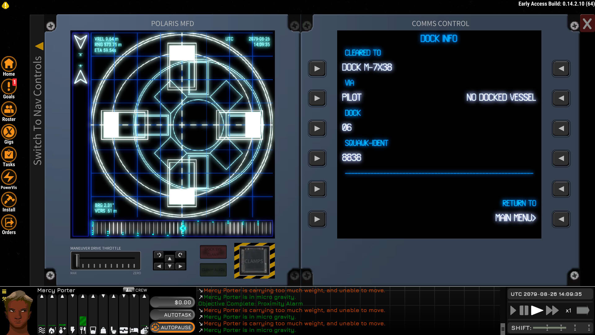 Screenshot for Ostranauts