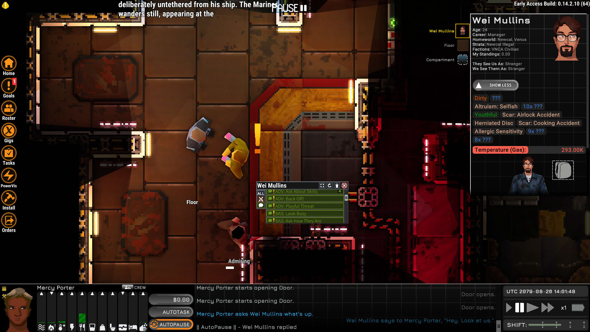 Screenshot for Ostranauts