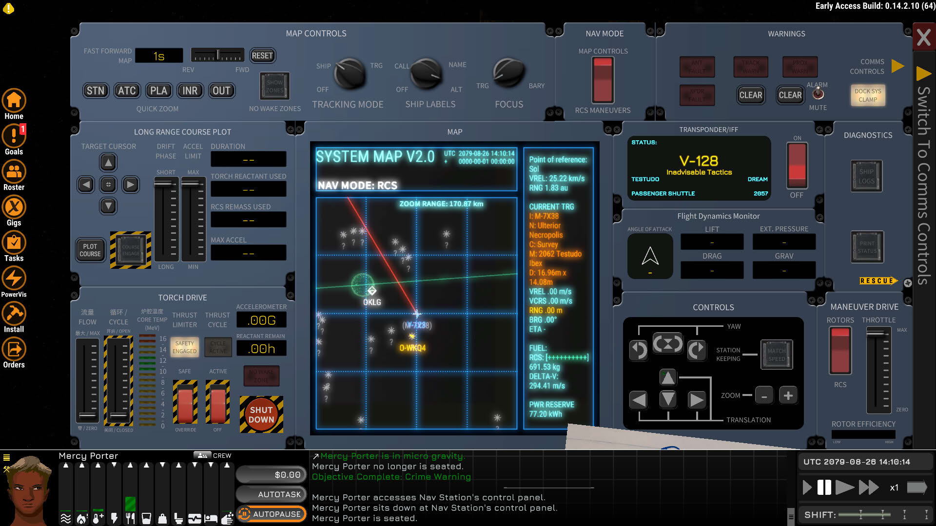 Screenshot for Ostranauts