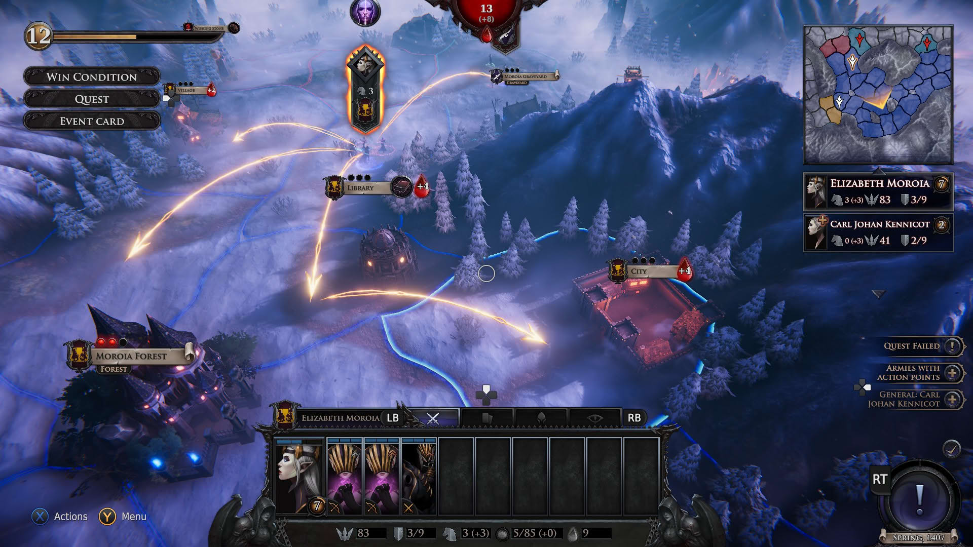 Screenshot for Immortal Realms: Vampire Wars