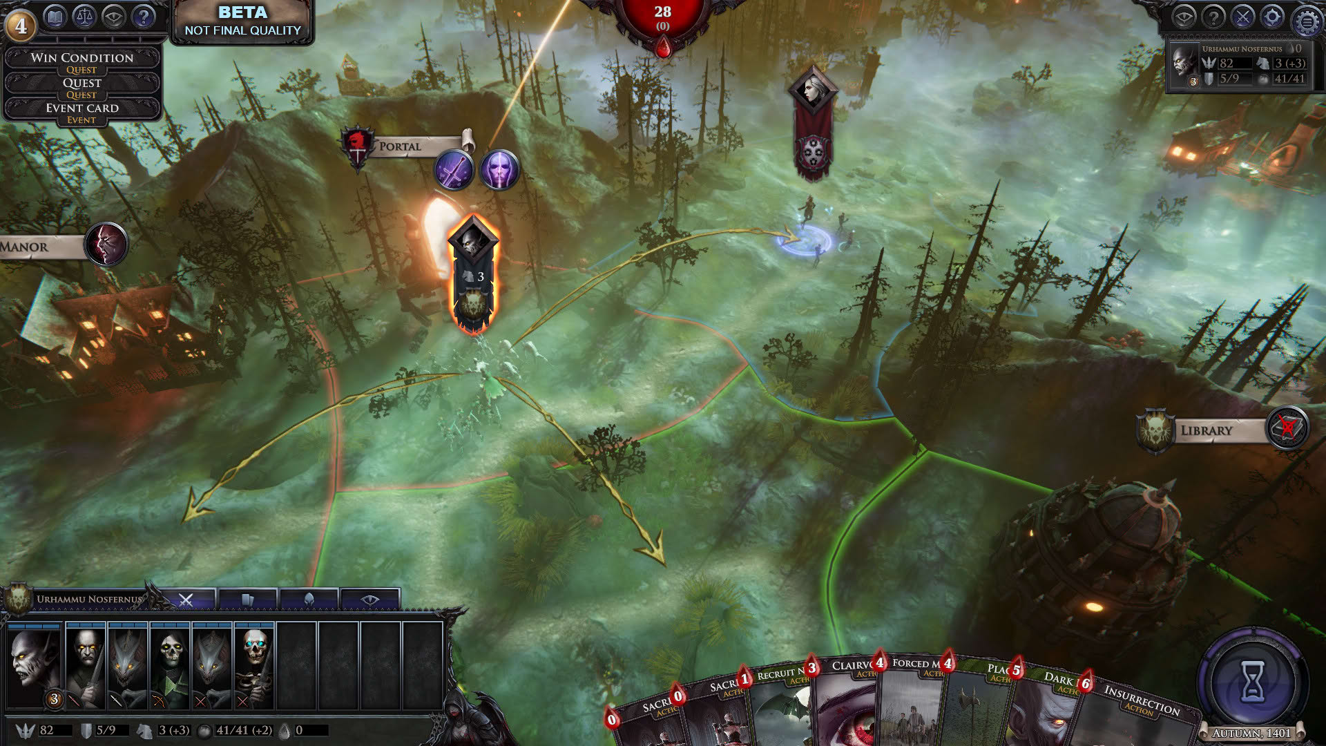 Screenshot for Immortal Realms: Vampire Wars