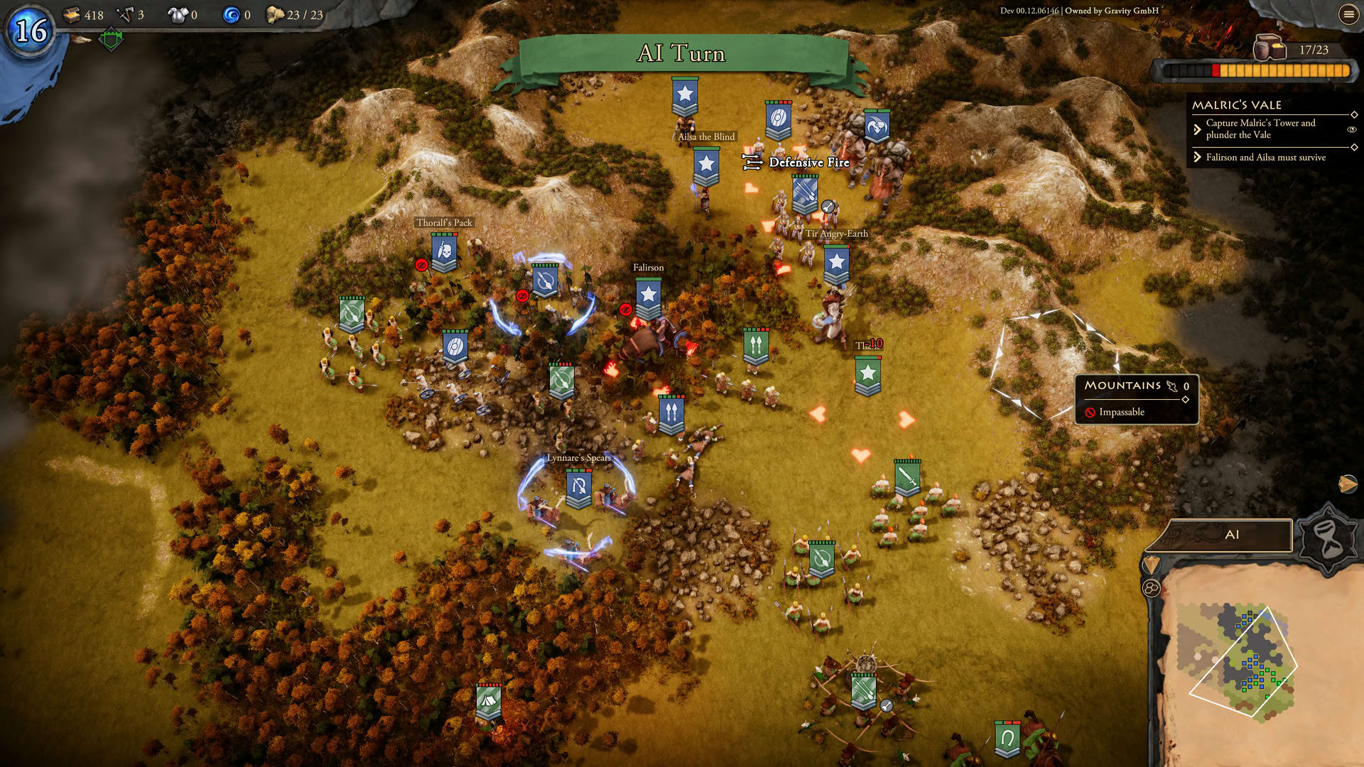 Screenshot for Fantasy General II: Invasion
