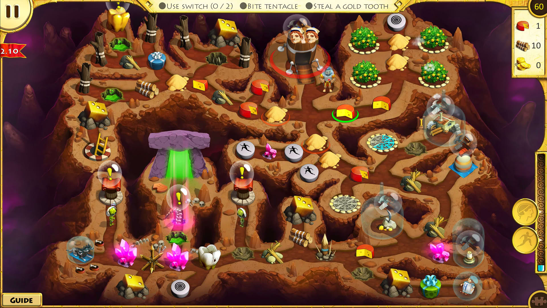 Screenshot for 12 Labours of Hercules IX: A Hero's Moonwalk