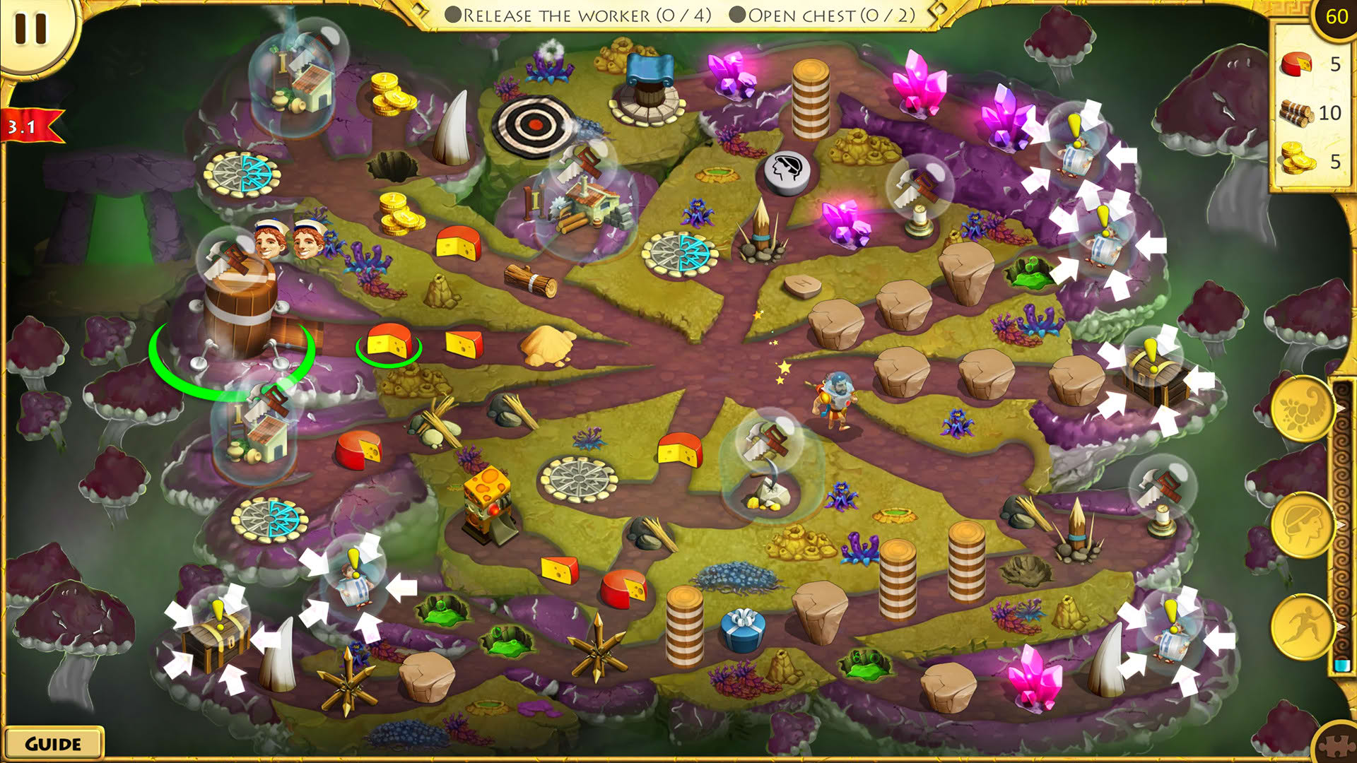 Screenshot for 12 Labours of Hercules IX: A Hero's Moonwalk