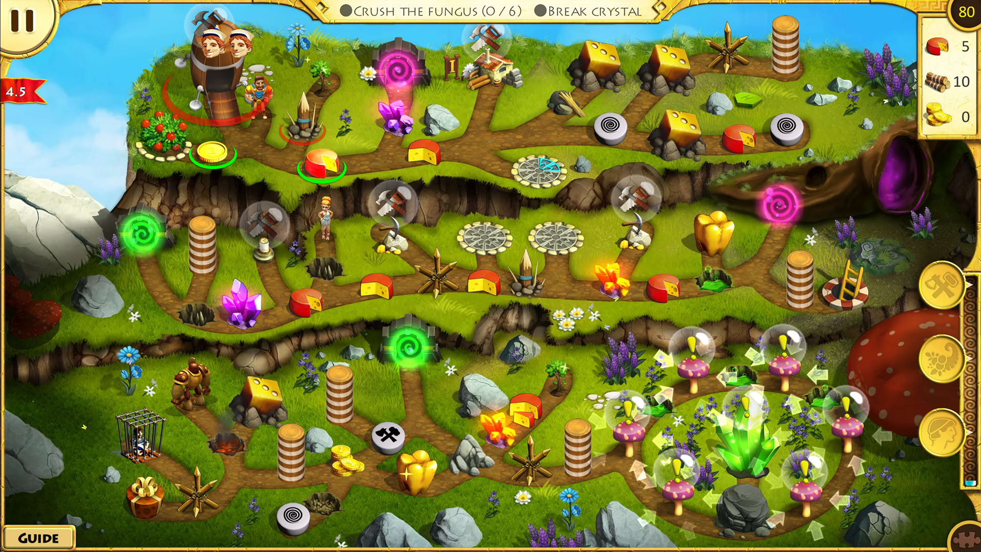 Screenshot for 12 Labours of Hercules IX: A Hero's Moonwalk