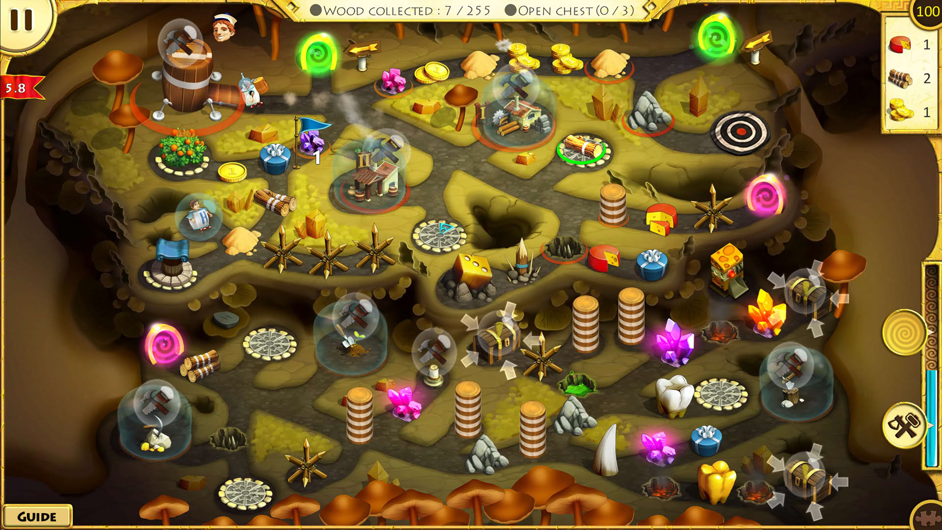 Screenshot for 12 Labours of Hercules IX: A Hero's Moonwalk