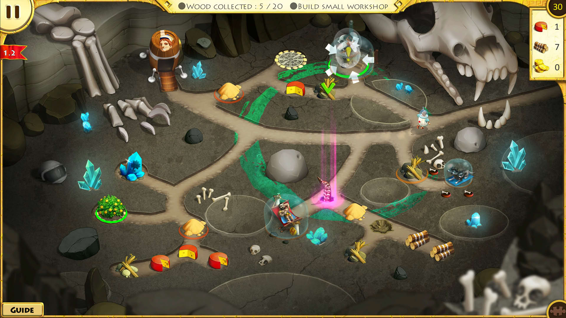 Screenshot for 12 Labours of Hercules IX: A Hero's Moonwalk