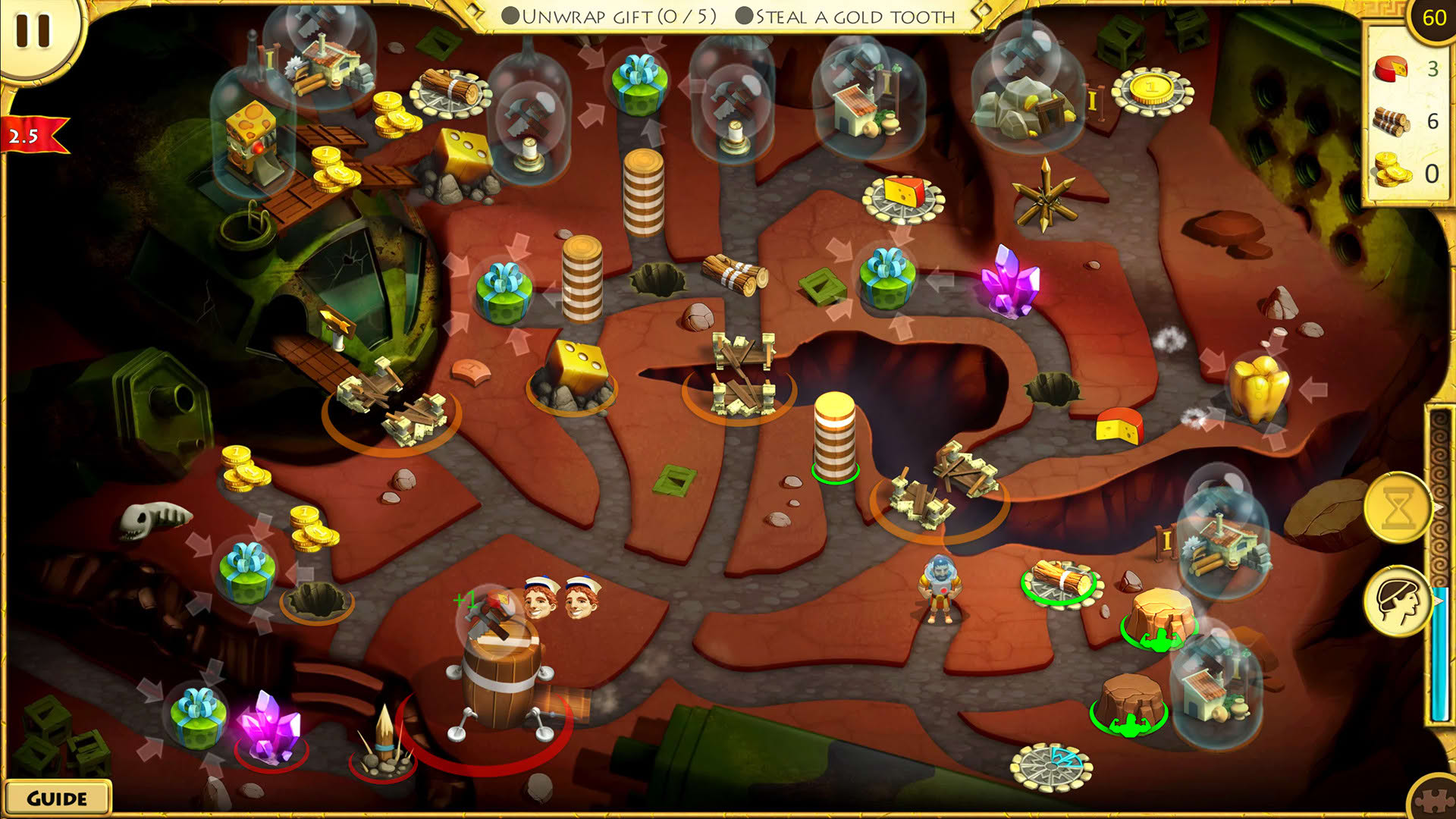 Screenshot for 12 Labours of Hercules IX: A Hero's Moonwalk