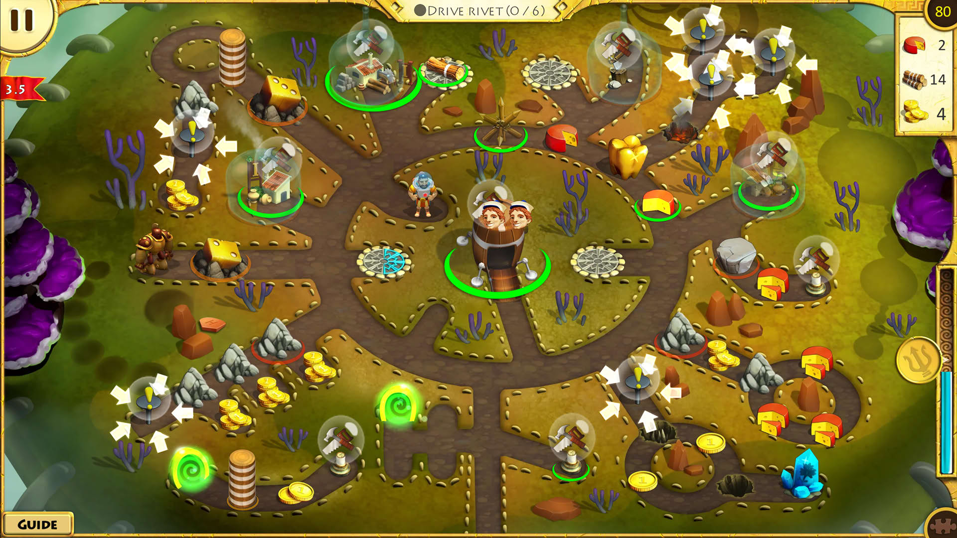Screenshot for 12 Labours of Hercules IX: A Hero's Moonwalk