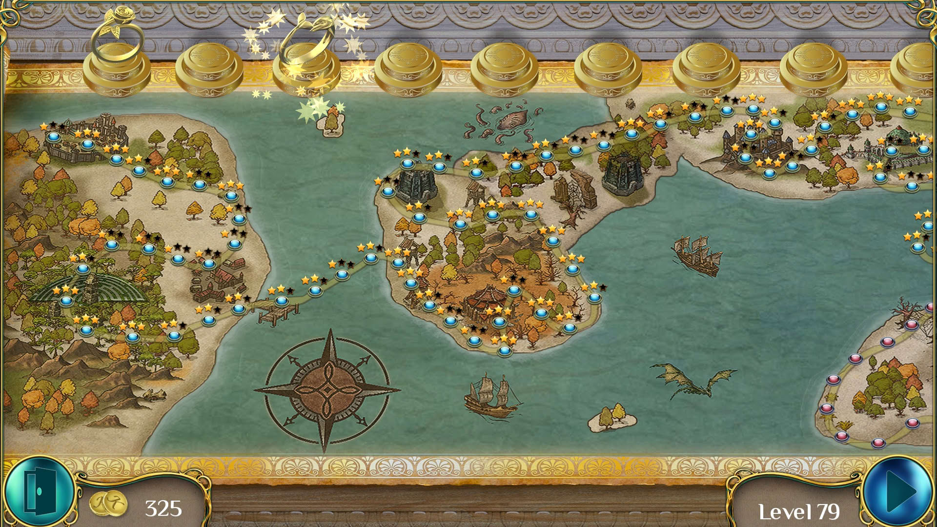 Screenshot for The Far Kingdoms: Awakening Solitaire