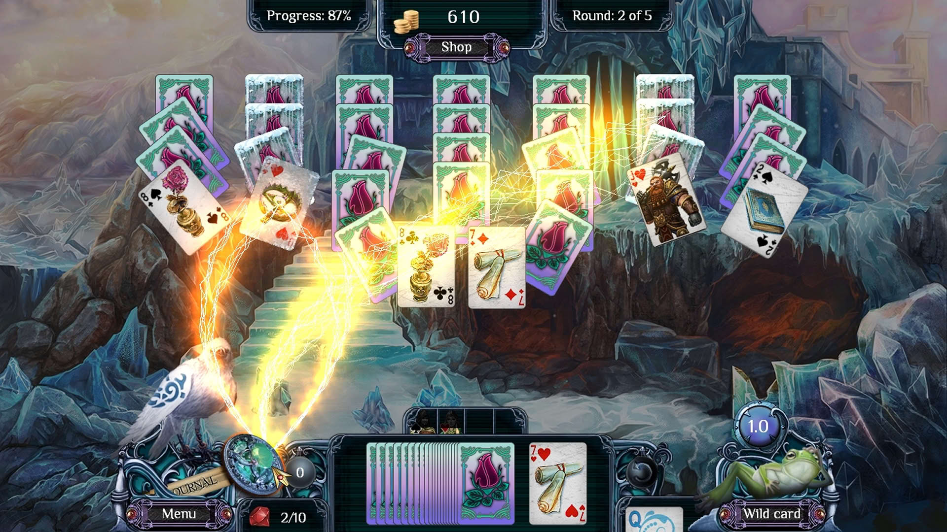 Screenshot for Winter Solitaire