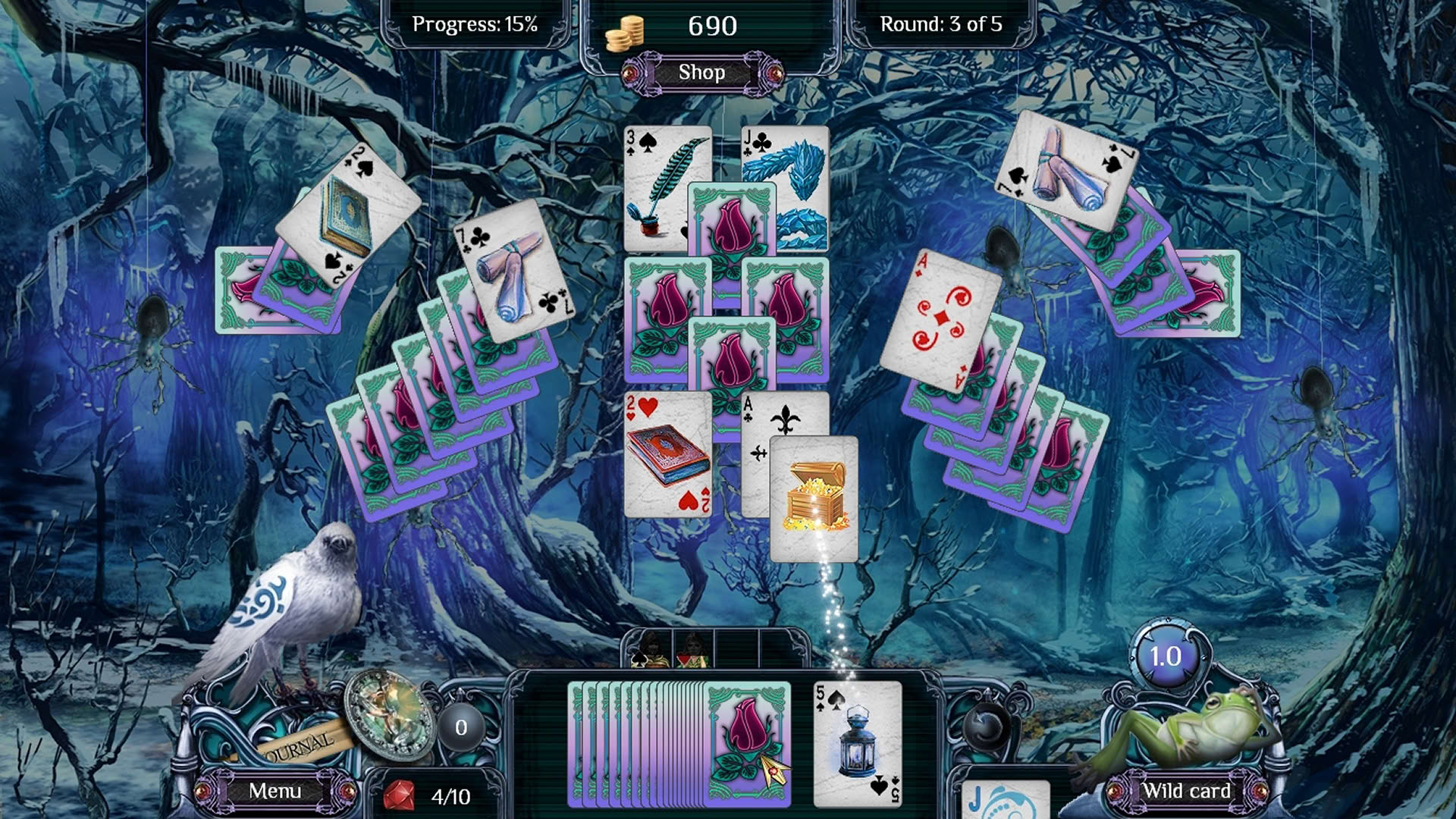Screenshot for Winter Solitaire