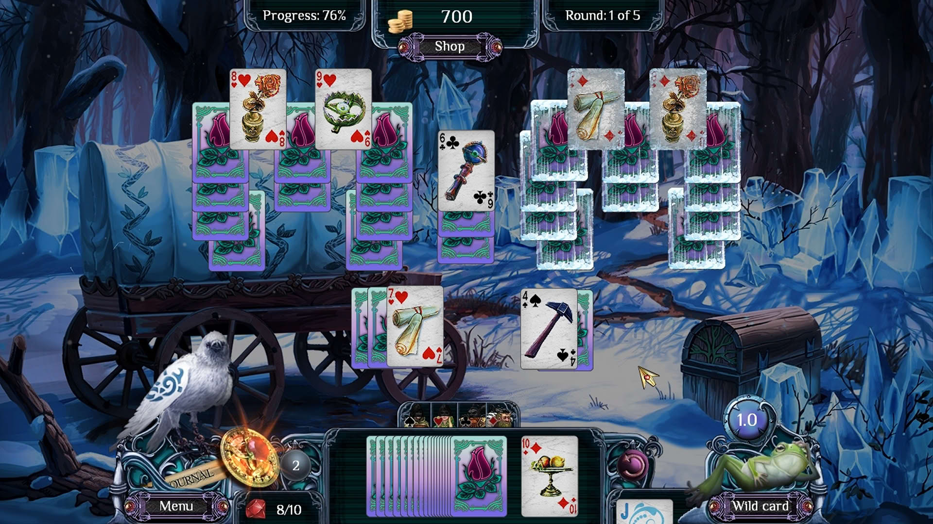 Screenshot for Winter Solitaire
