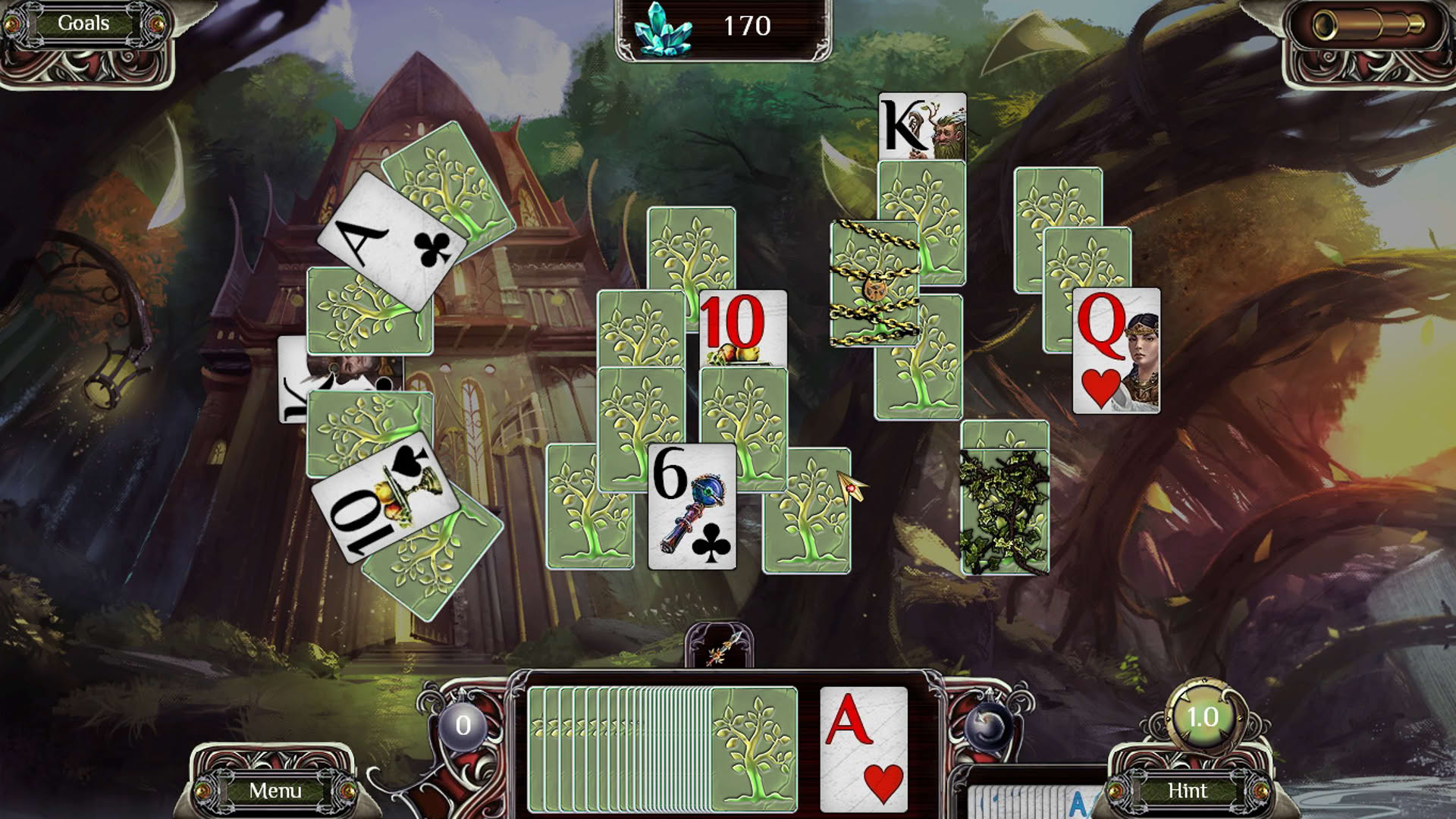 Screenshot for Sacred Grove Solitaire