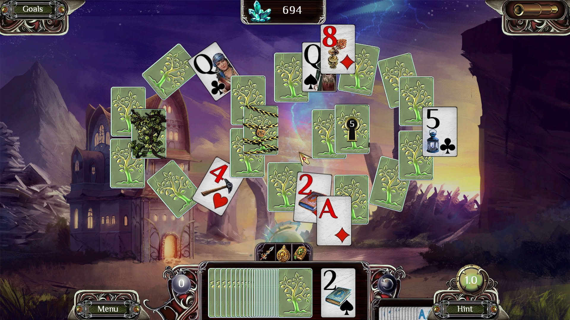 Screenshot for Sacred Grove Solitaire