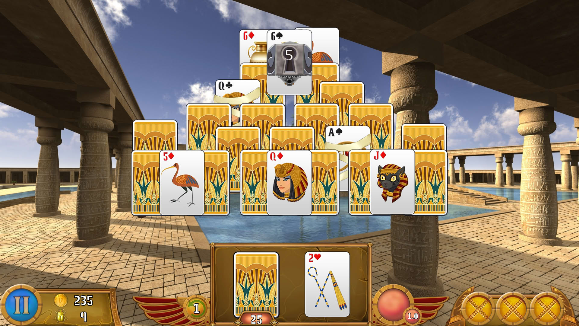 Screenshot for Luxor Solitaire