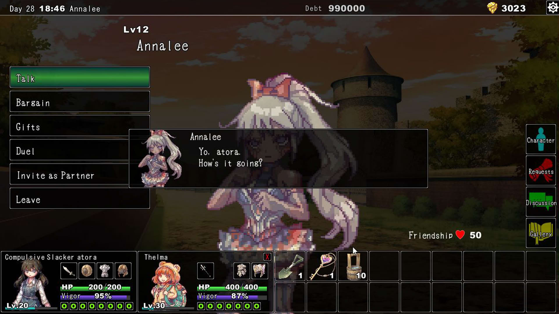 Screenshot for Mad Princess: The Great Gladiators