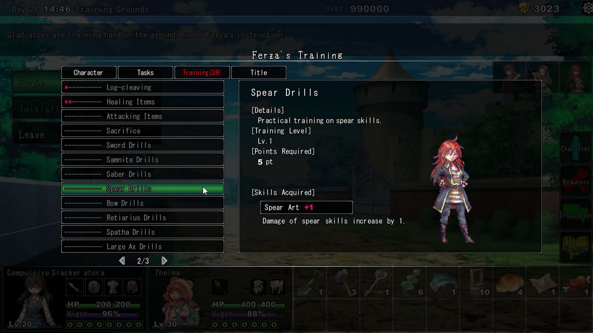 Screenshot for Mad Princess: The Great Gladiators