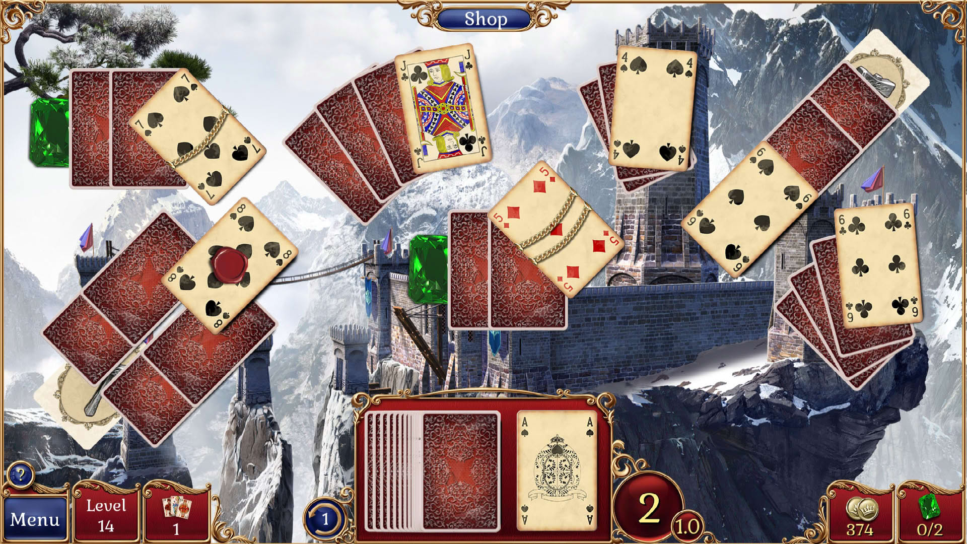 Screenshot for Jewel Match Solitaire 2: Collector's Edition