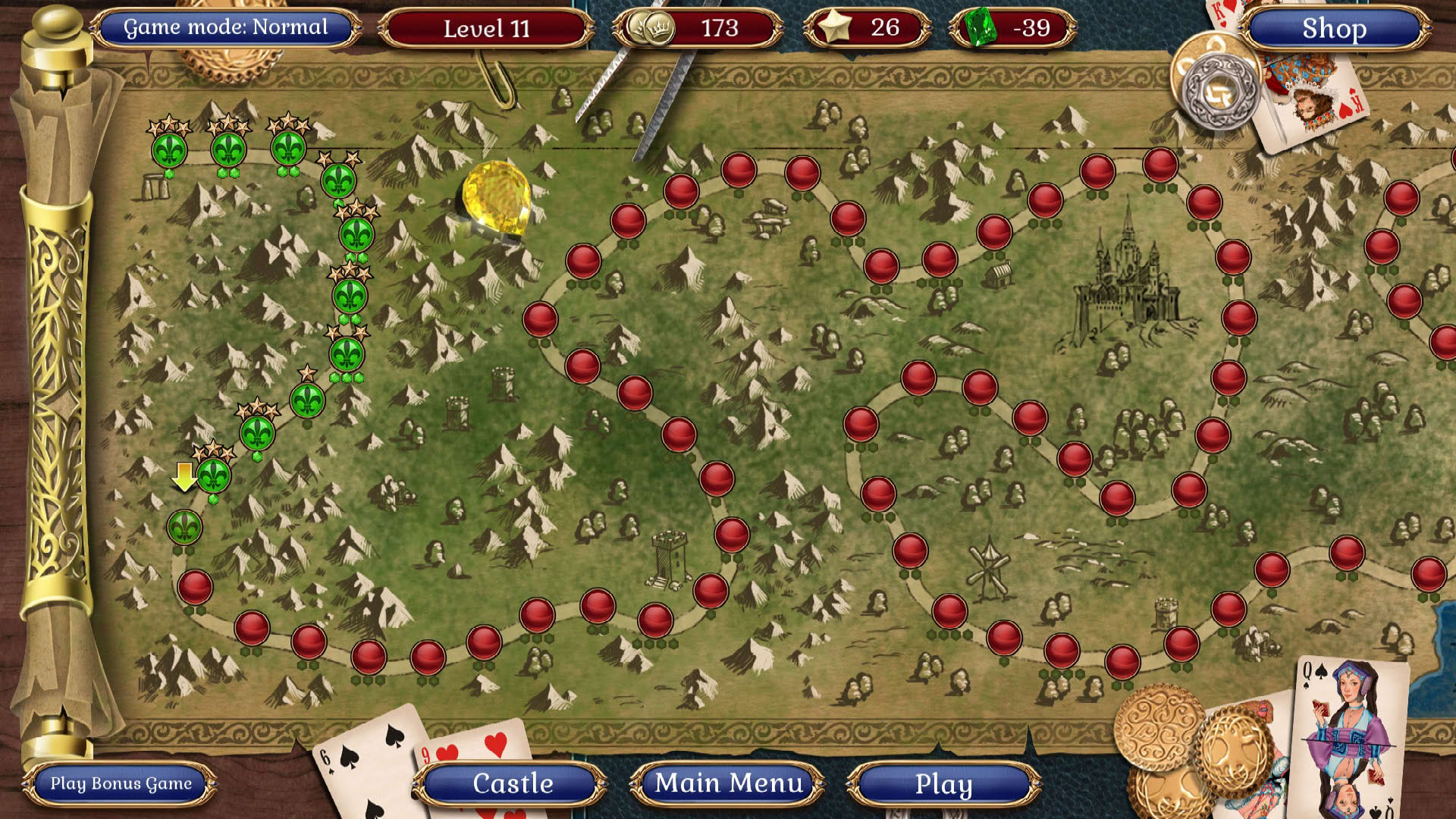 Screenshot for Jewel Match Solitaire 2: Collector's Edition