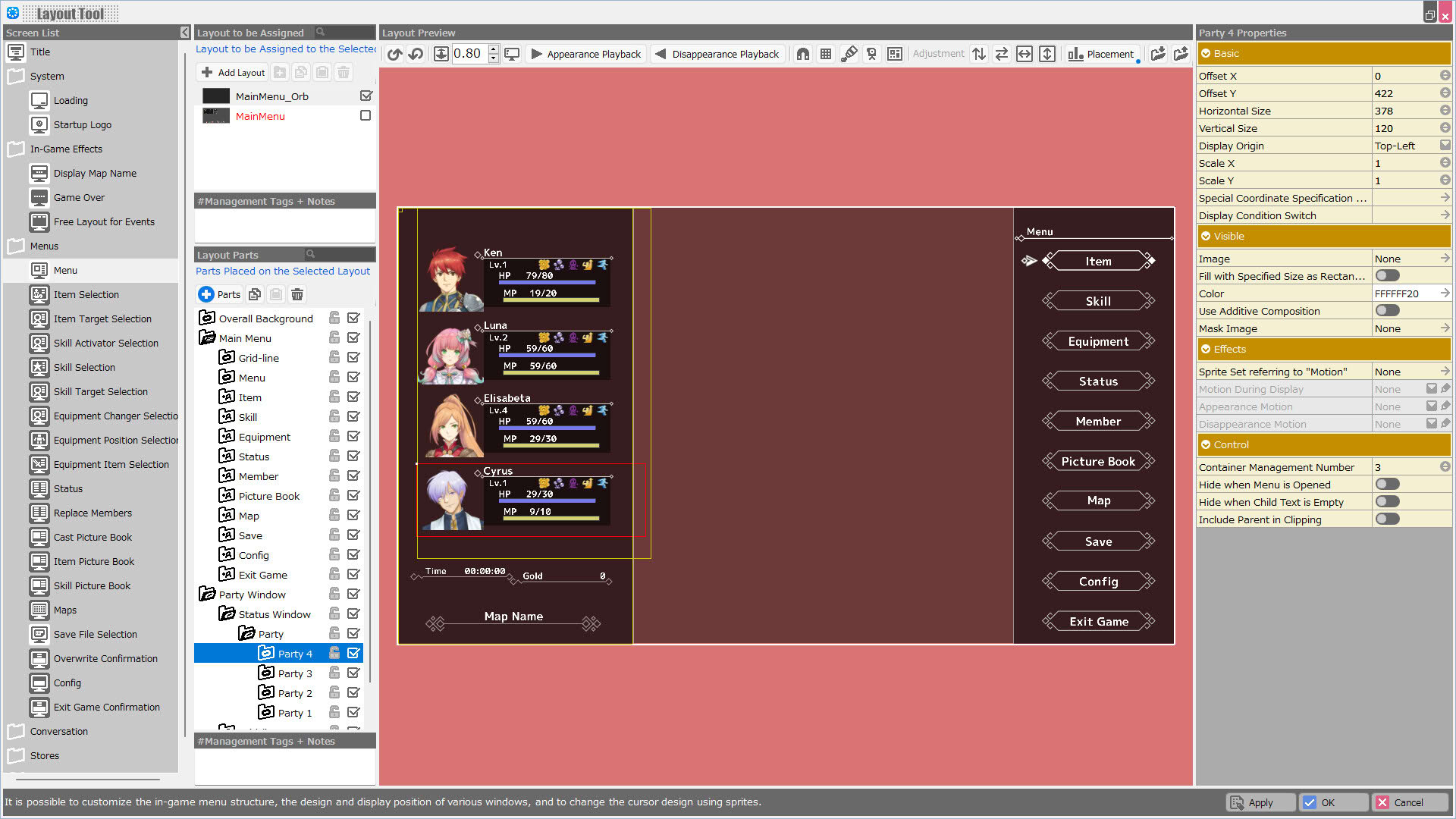 Screenshot for RPG Developer Bakin