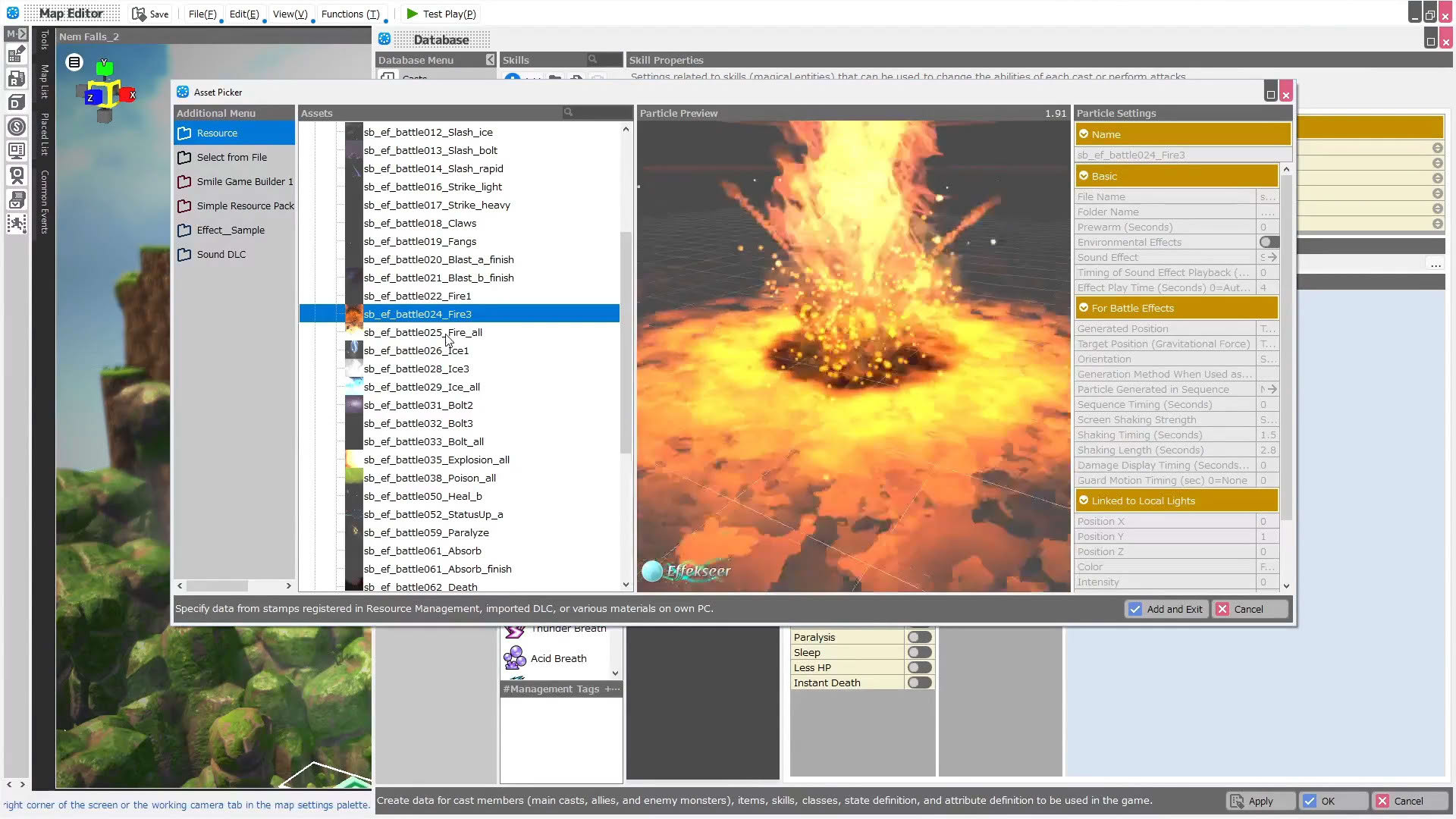 Screenshot for RPG Developer Bakin