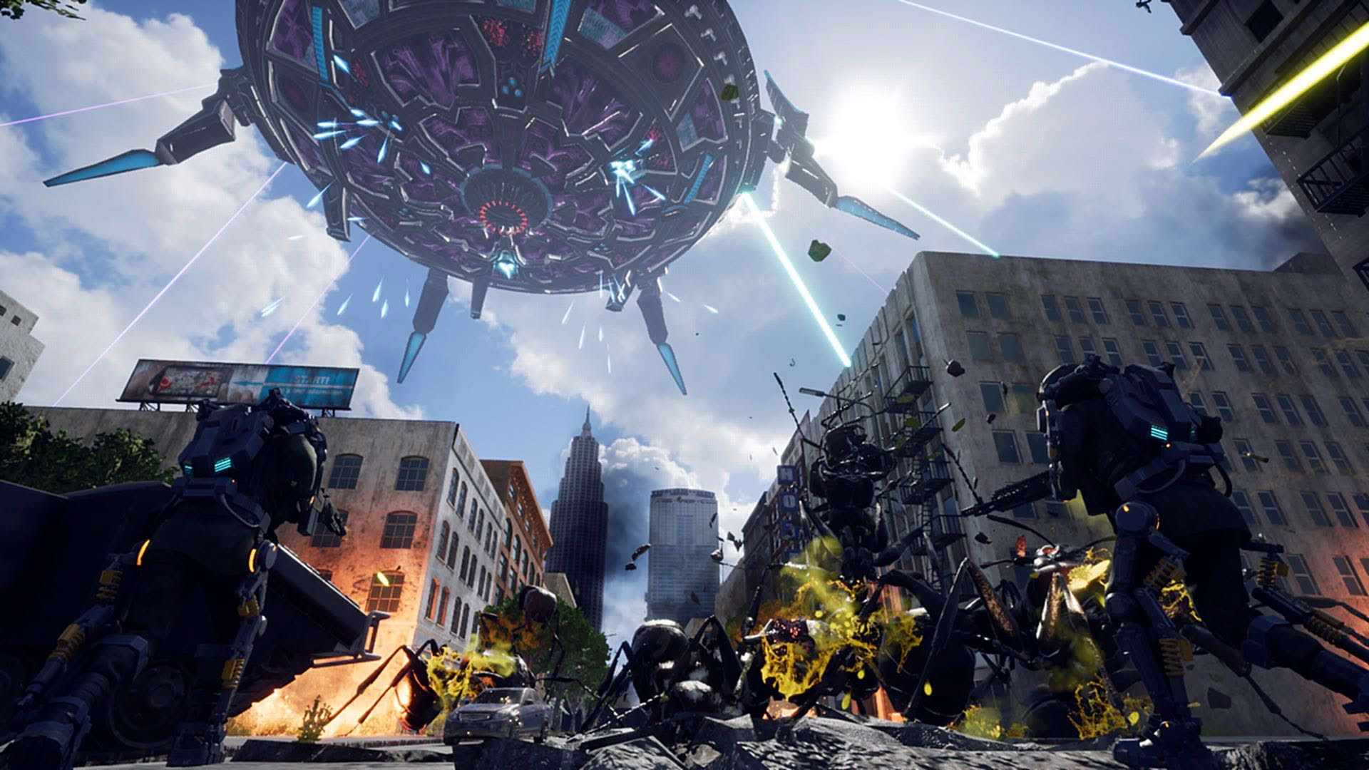 Screenshot for Earth Defense Force: Iron Rain