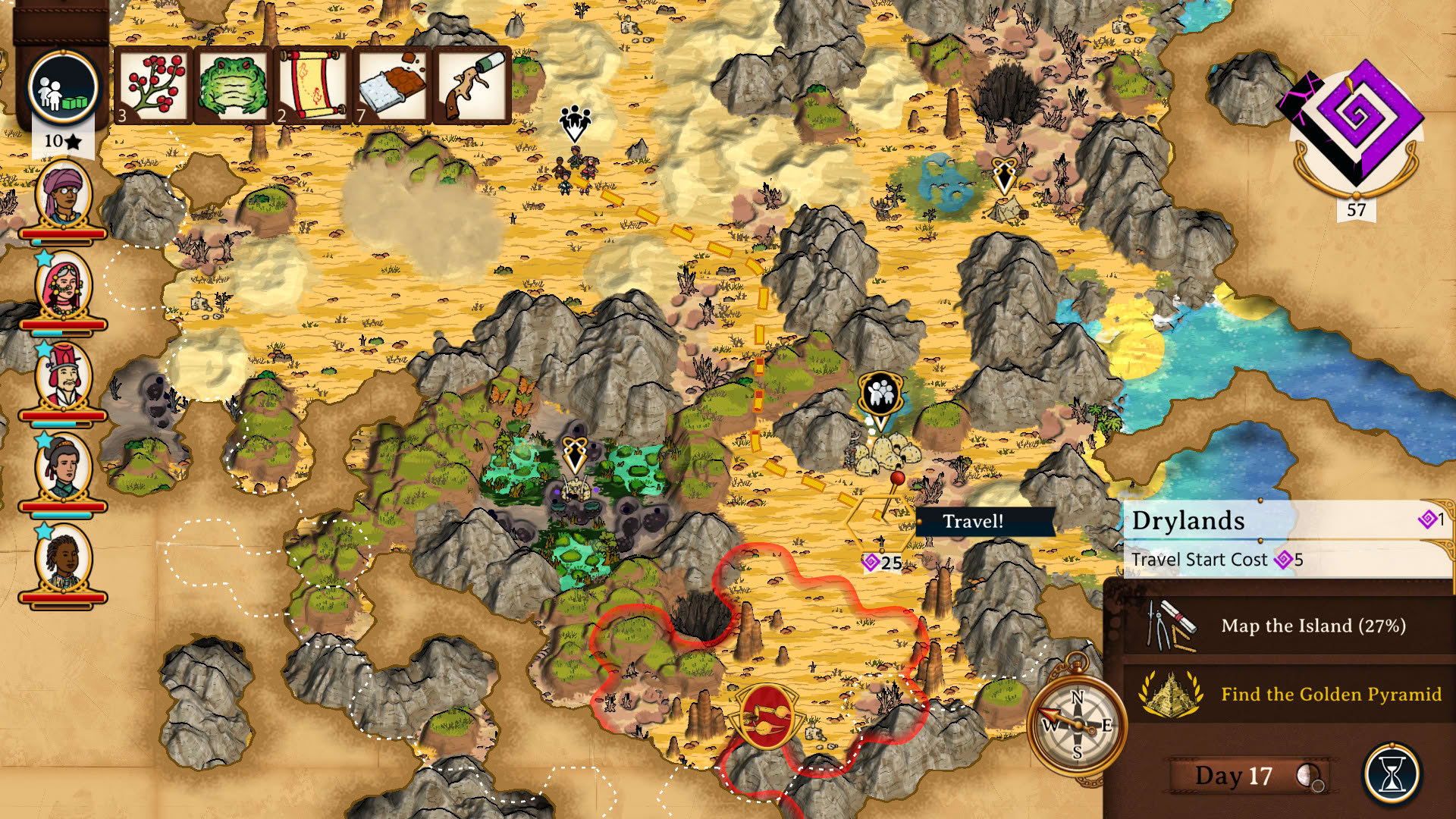 Screenshot for Curious Expedition 2