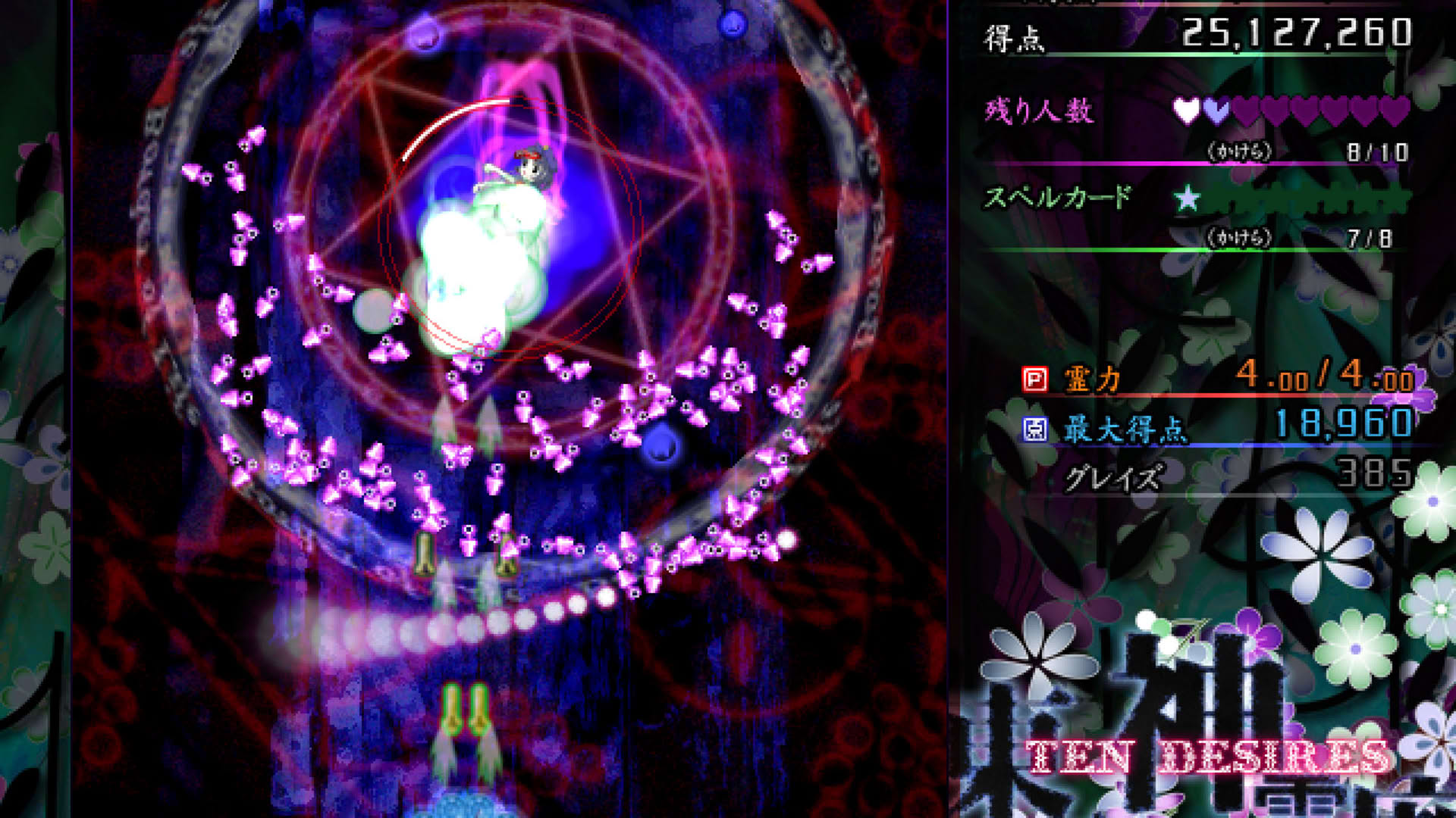 Screenshot for Touhou Shinreibyou: Ten Desires