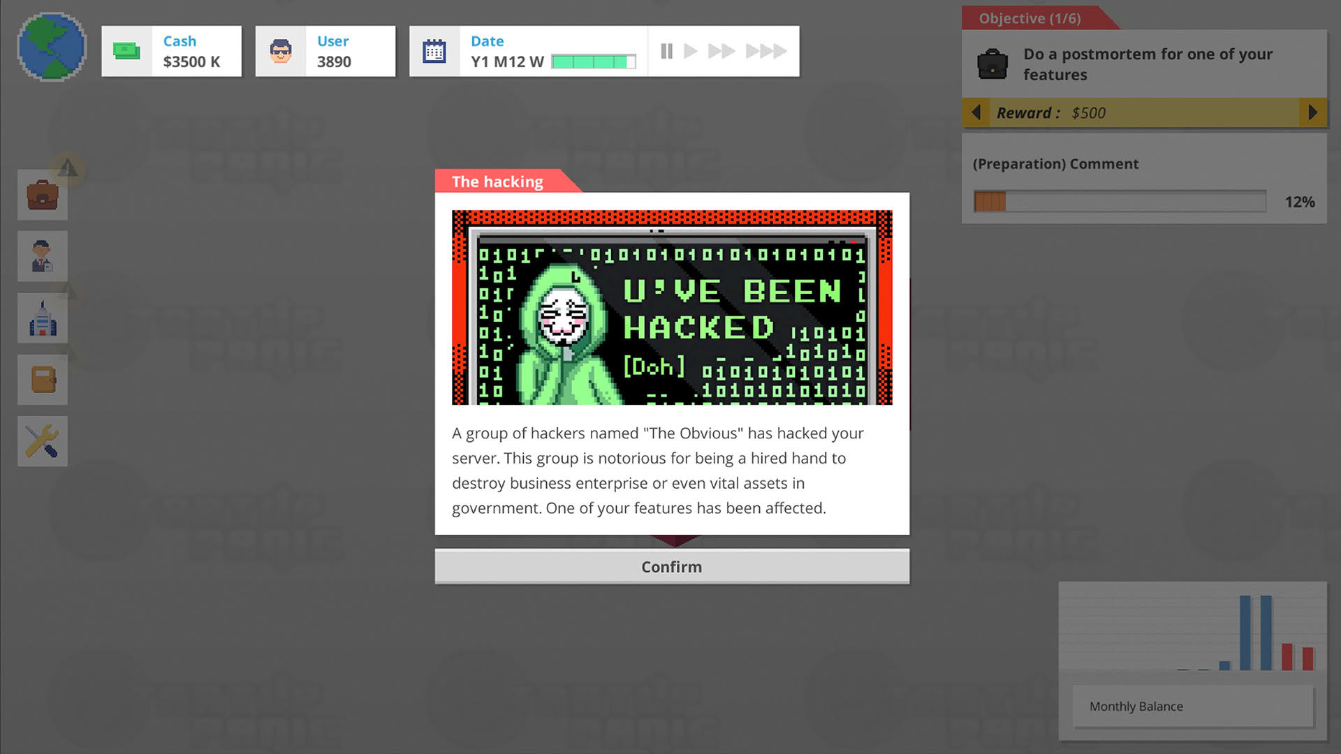 Screenshot for Startup Panic