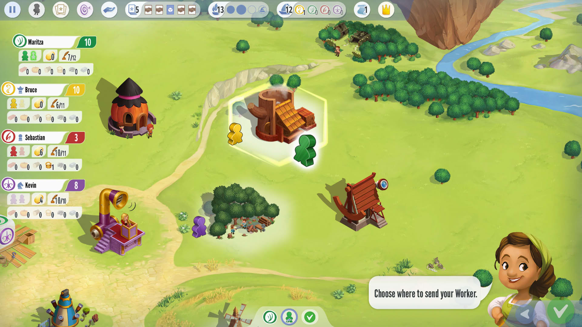 Screenshot for Charterstone: Digital Edition