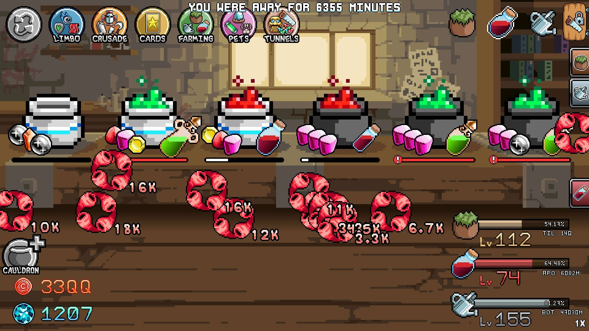 Screenshot for Idle Skilling