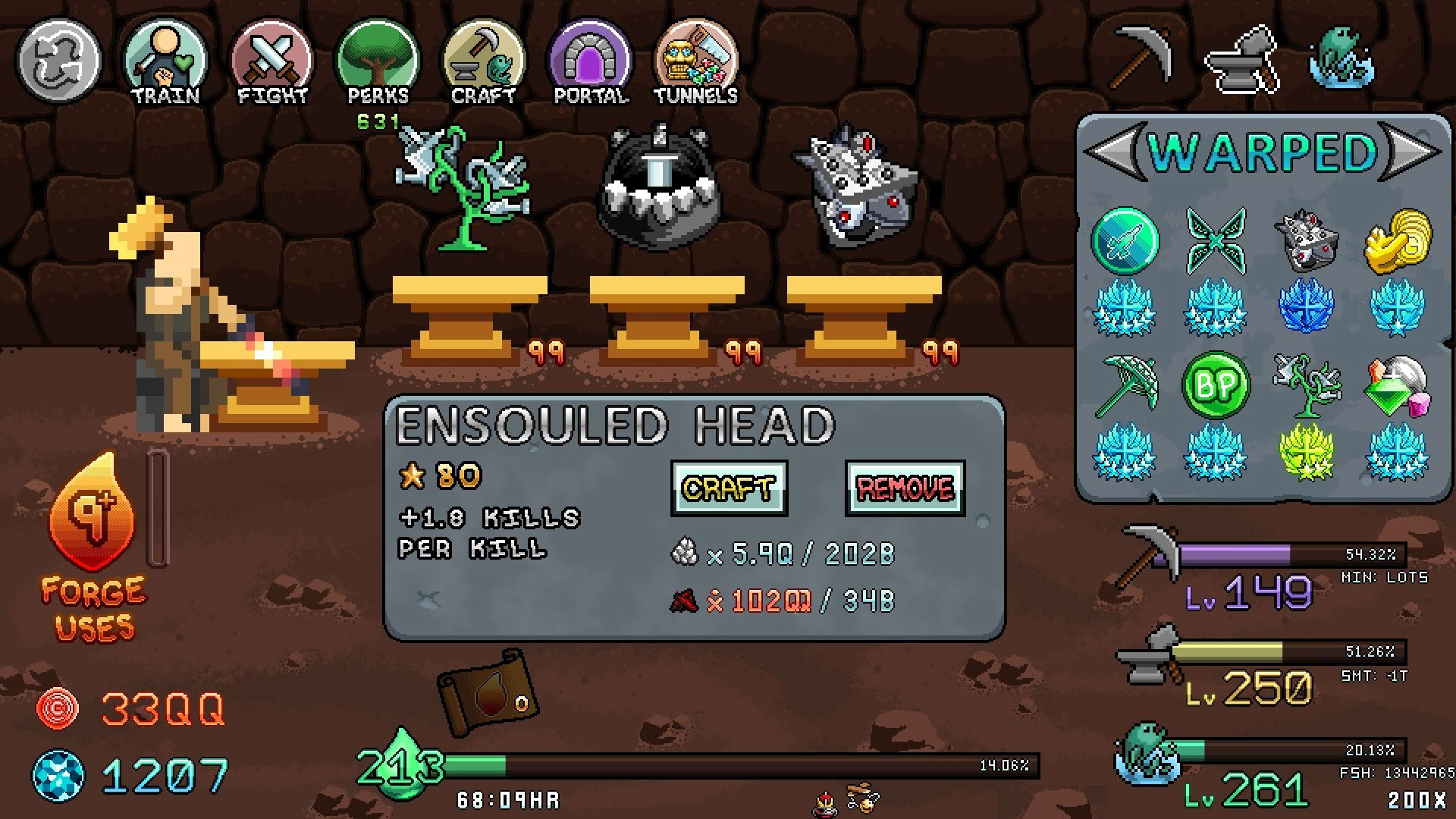 Screenshot for Idle Skilling