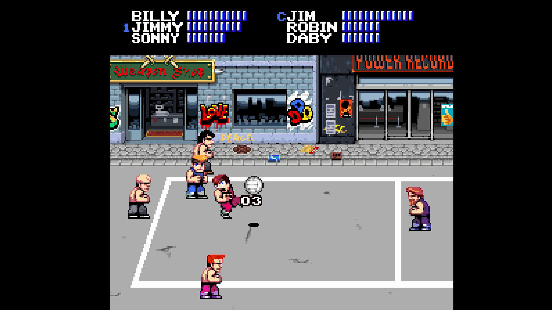 Screenshot for Double Dragon Dodgeball