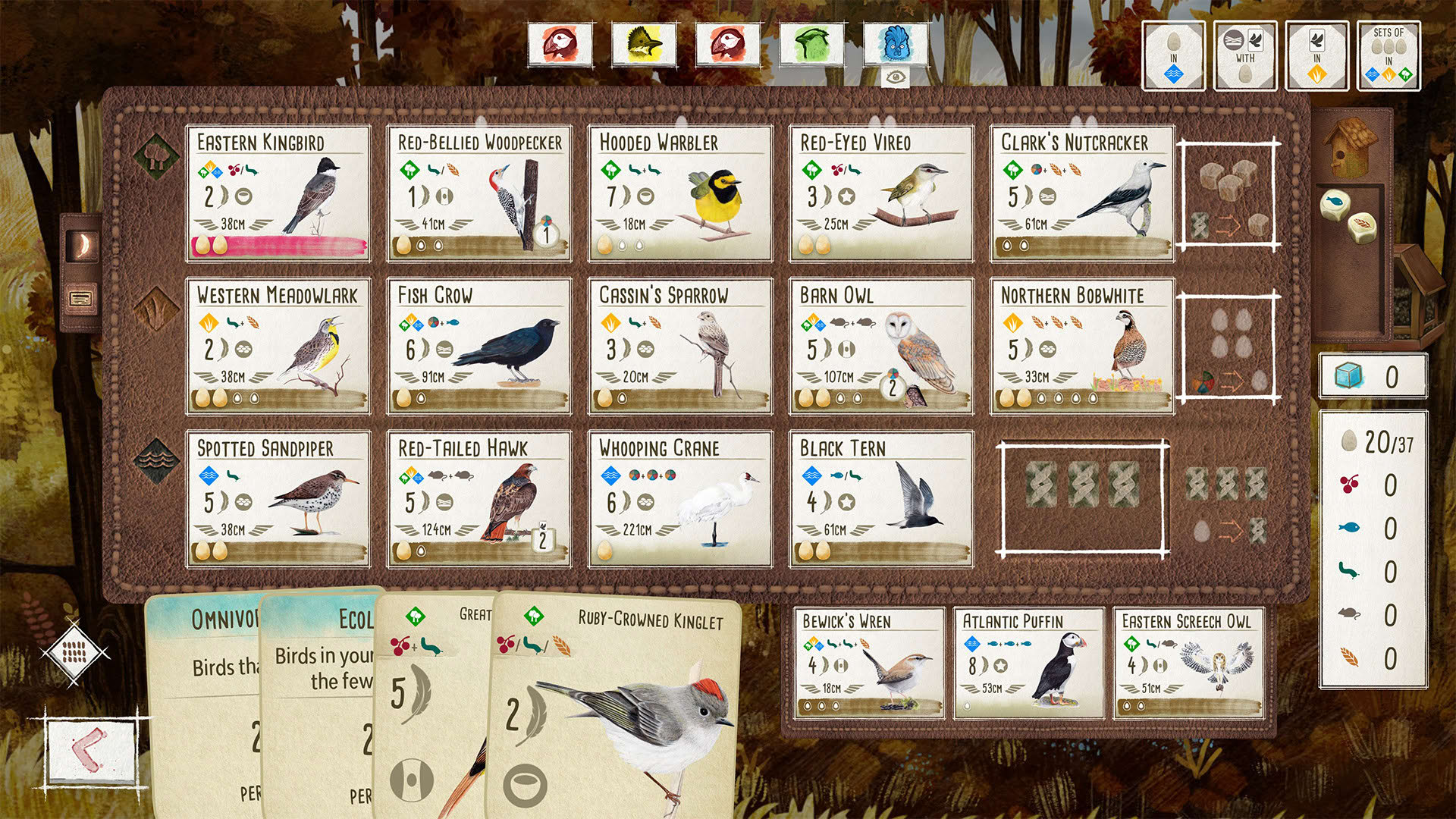 Screenshot for Wingspan