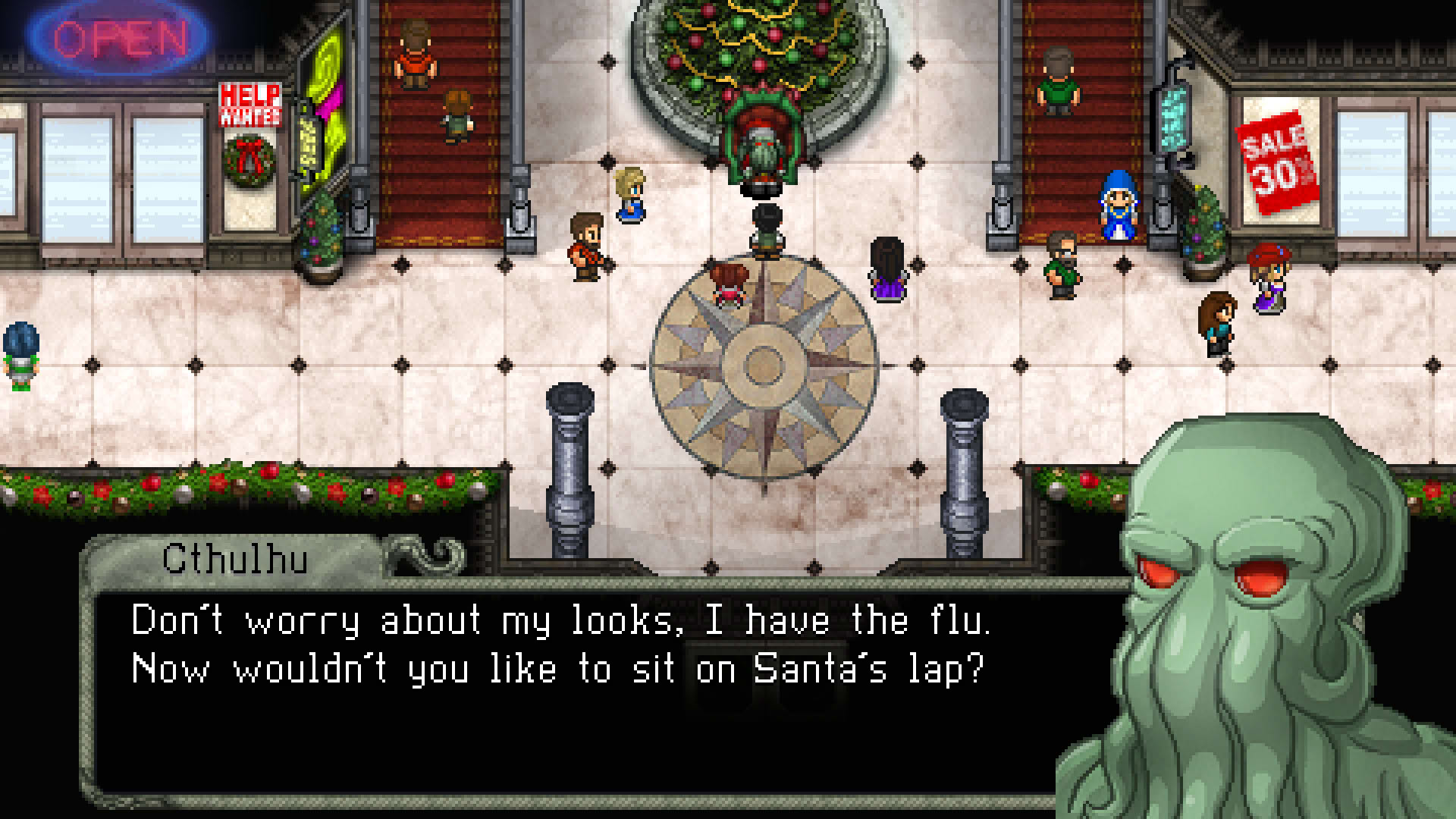 Screenshot for Cthulhu Saves Christmas