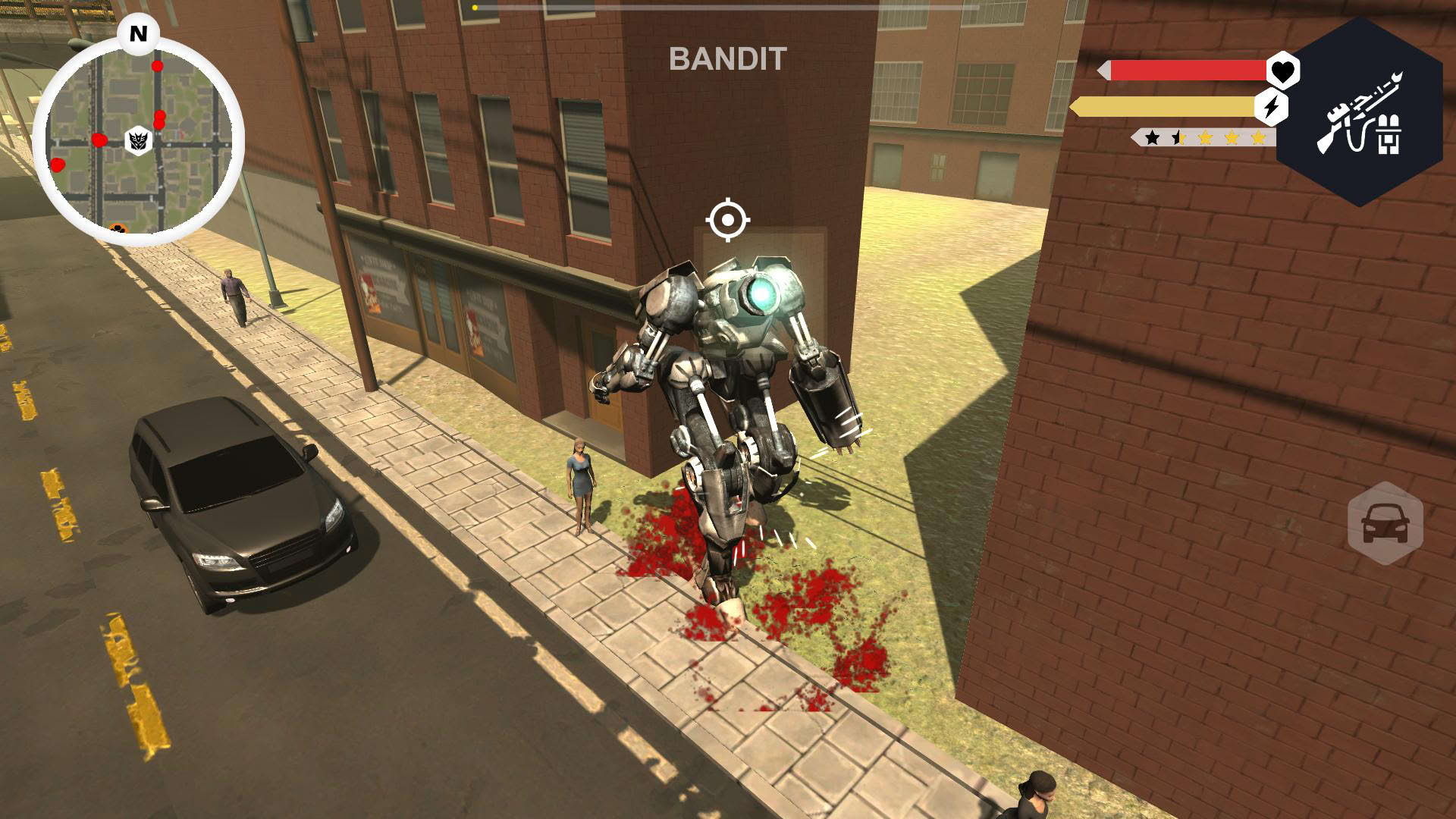 Screenshot for Muscle Car Robot