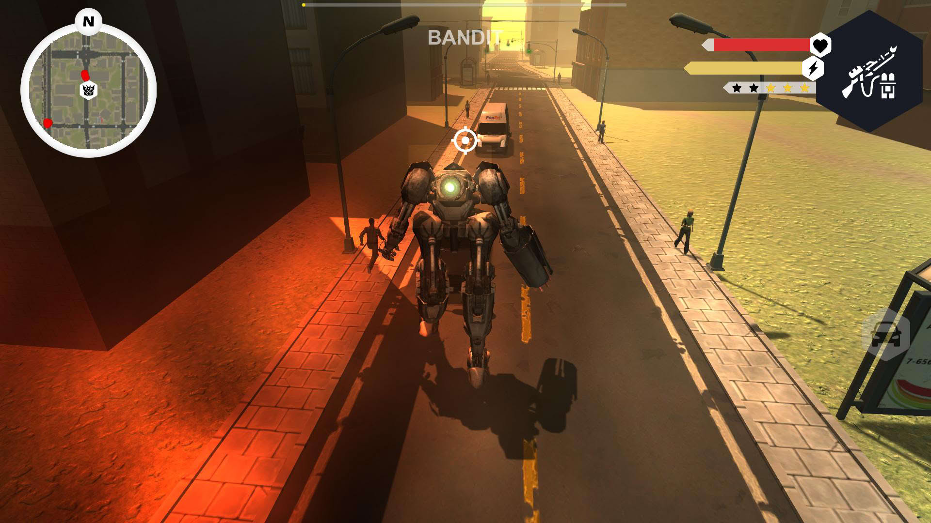 Screenshot for Muscle Car Robot